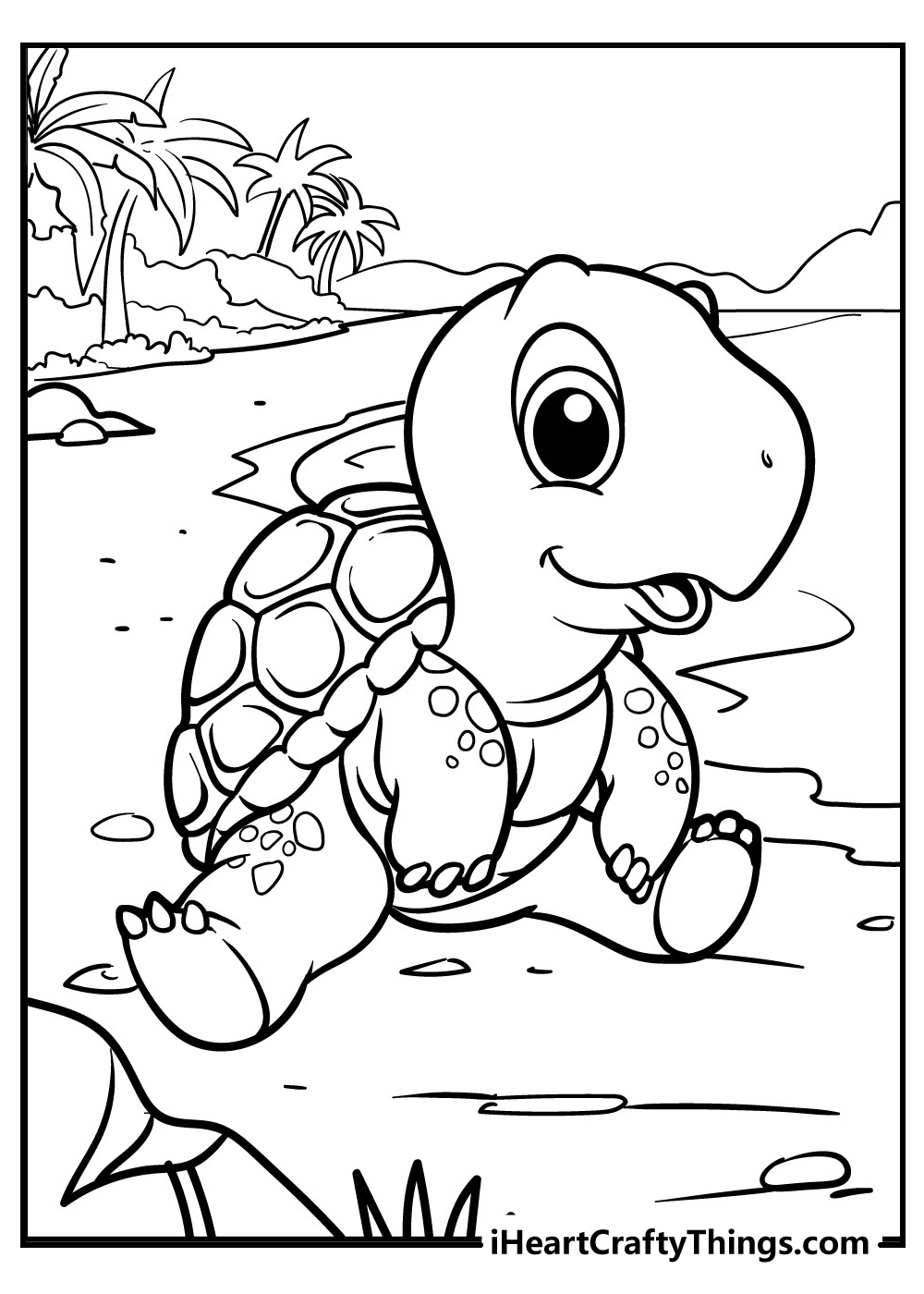 Turtle Coloring Pages Updated 2021