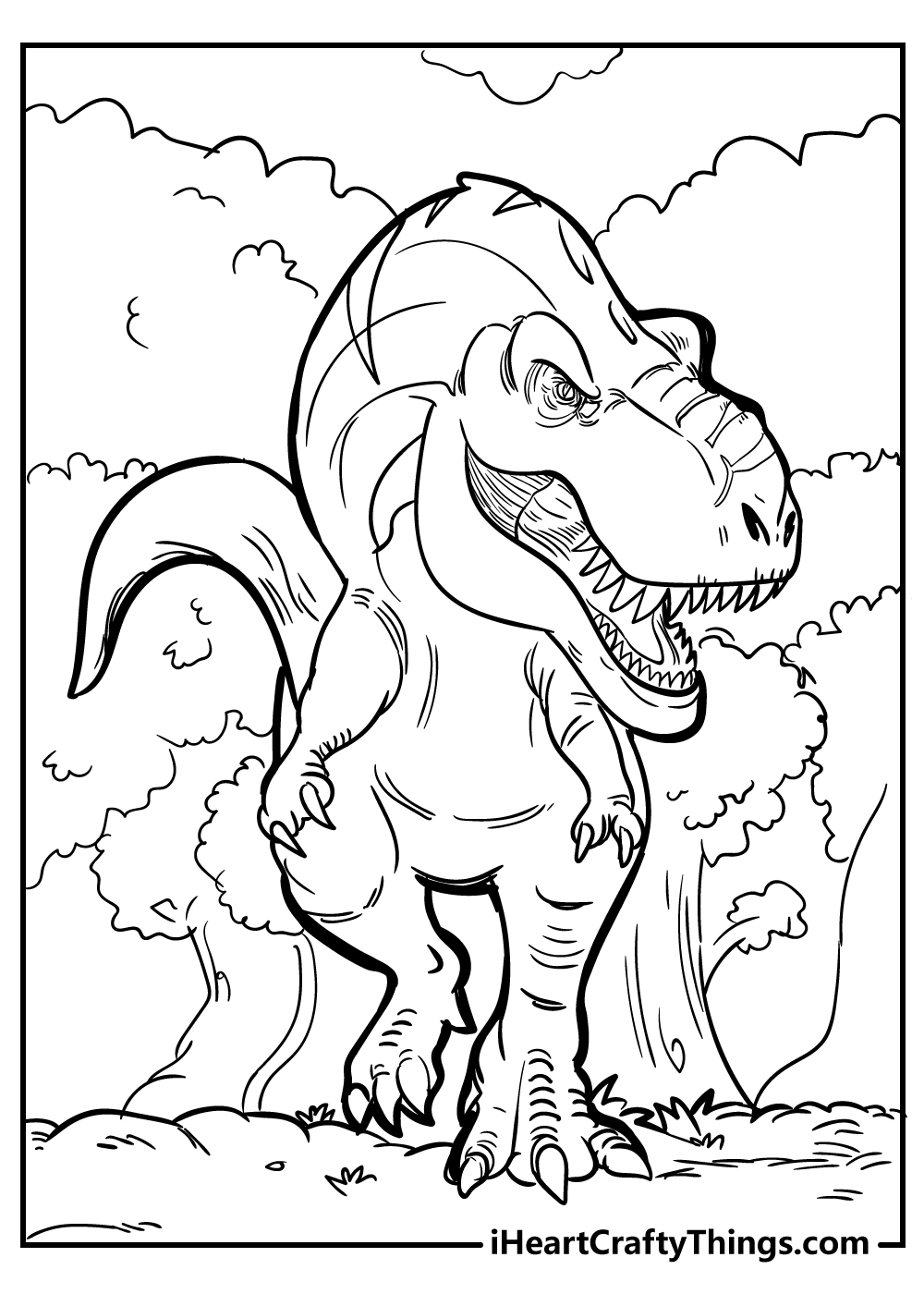 Tyrannosaurus Coloring Pages Updated 2021