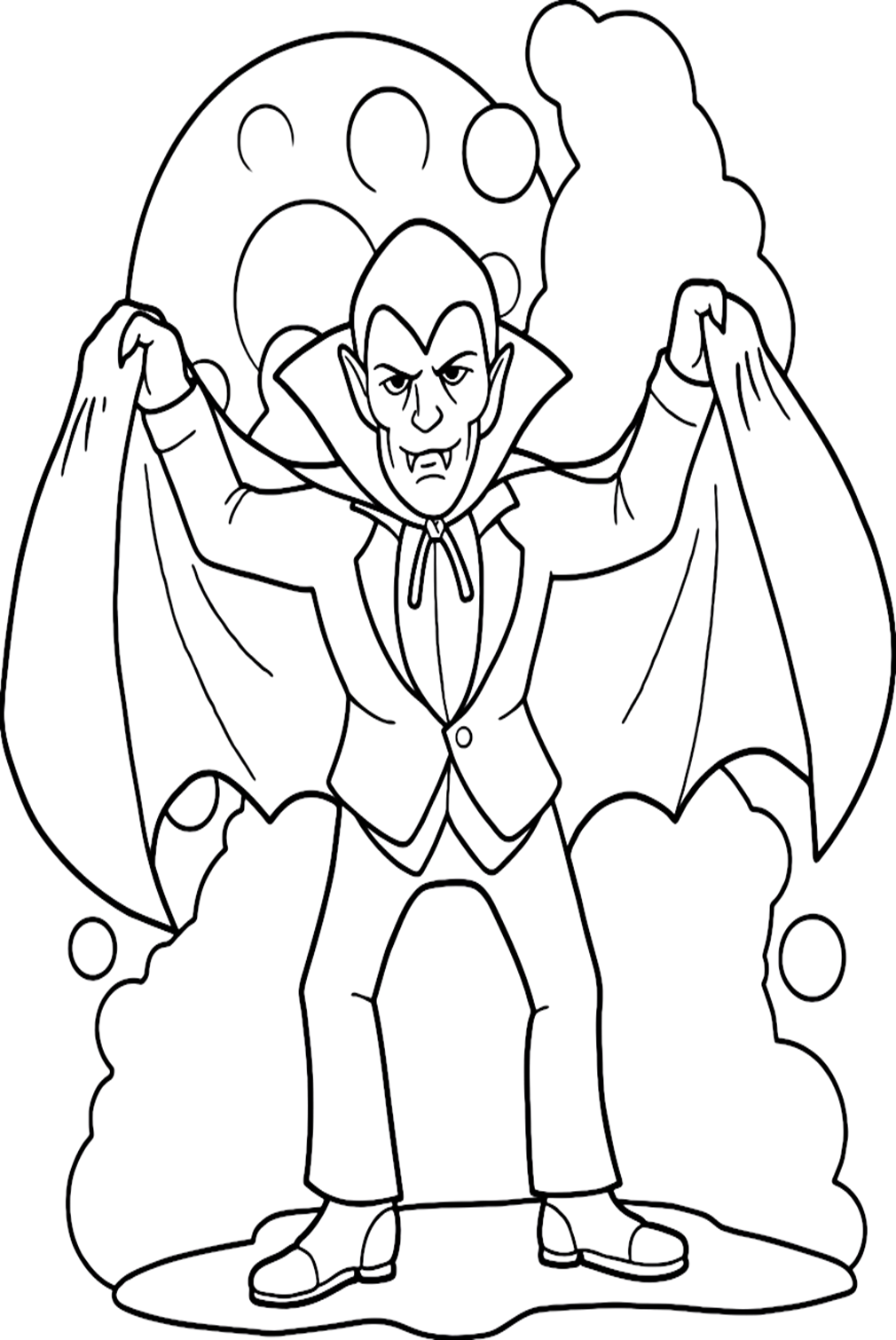Vampire Coloring Pages Coloring Pages For Kids And Adults Monster Coloring Pages Coloring