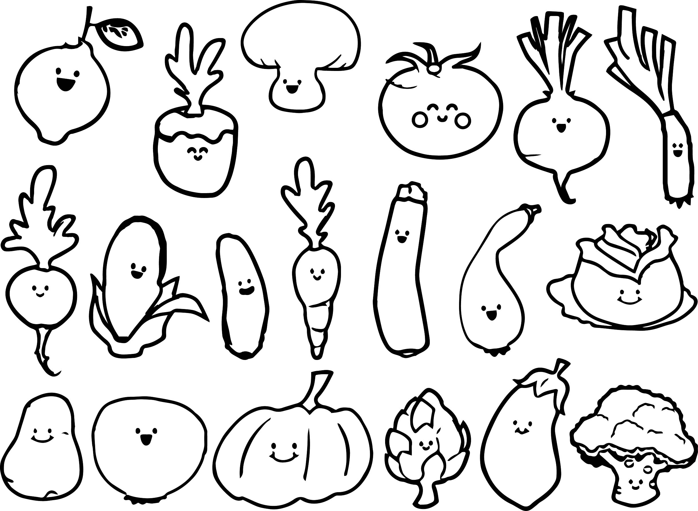 Vegetable Coloring Pages Best Coloring Pages For Kids