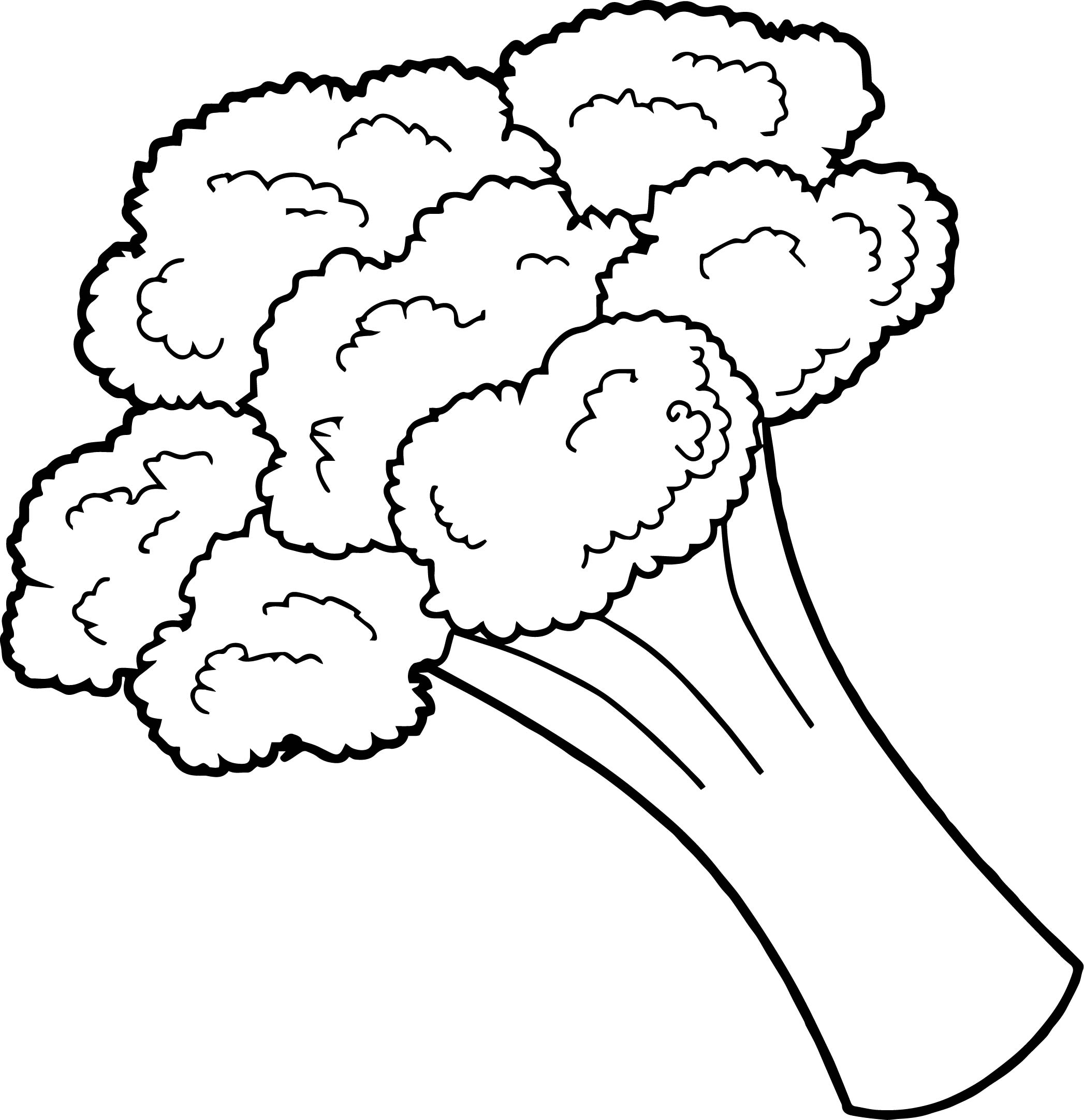 Veggie Printable Coloring Pages