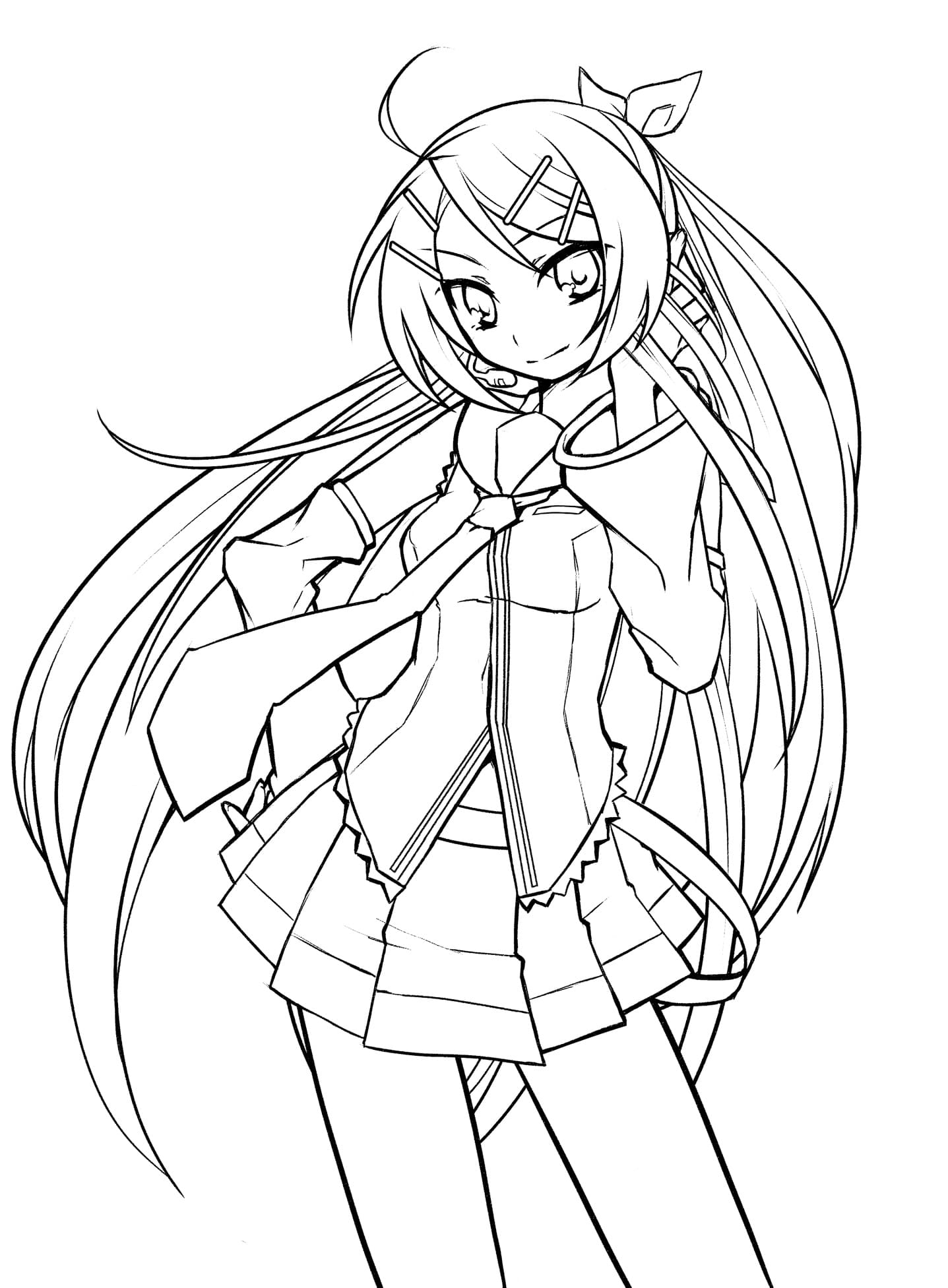 Vocaloid Group Coloring Pages