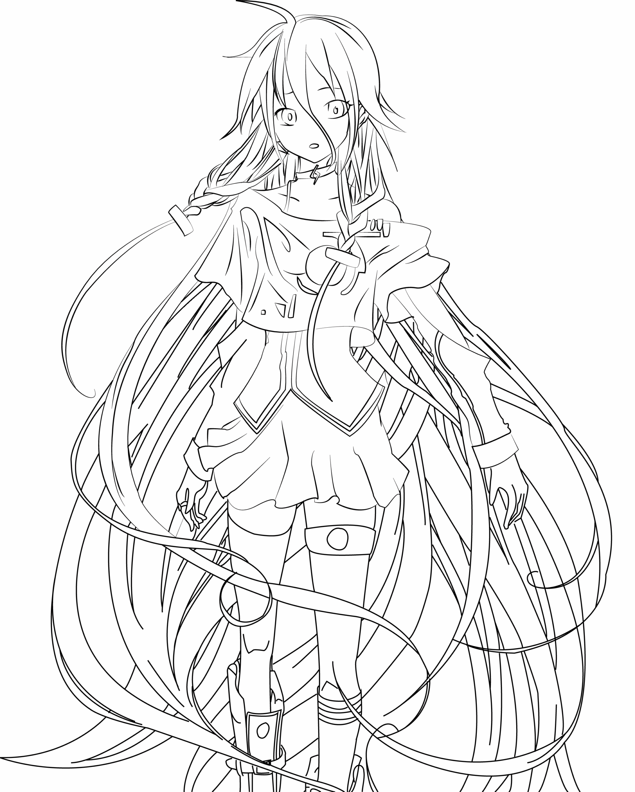 Vocaloid IA Lineart By Evakatt On DeviantArt