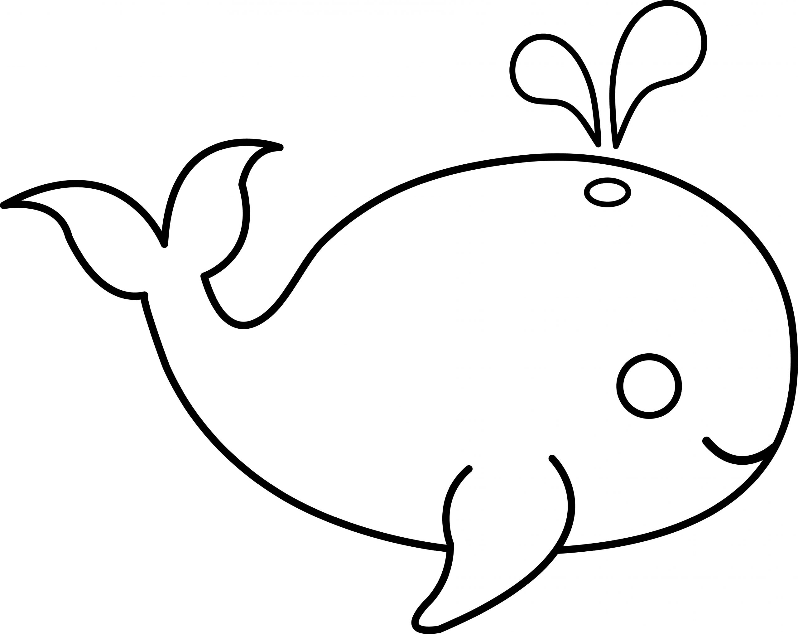 Whale Coloring Page
