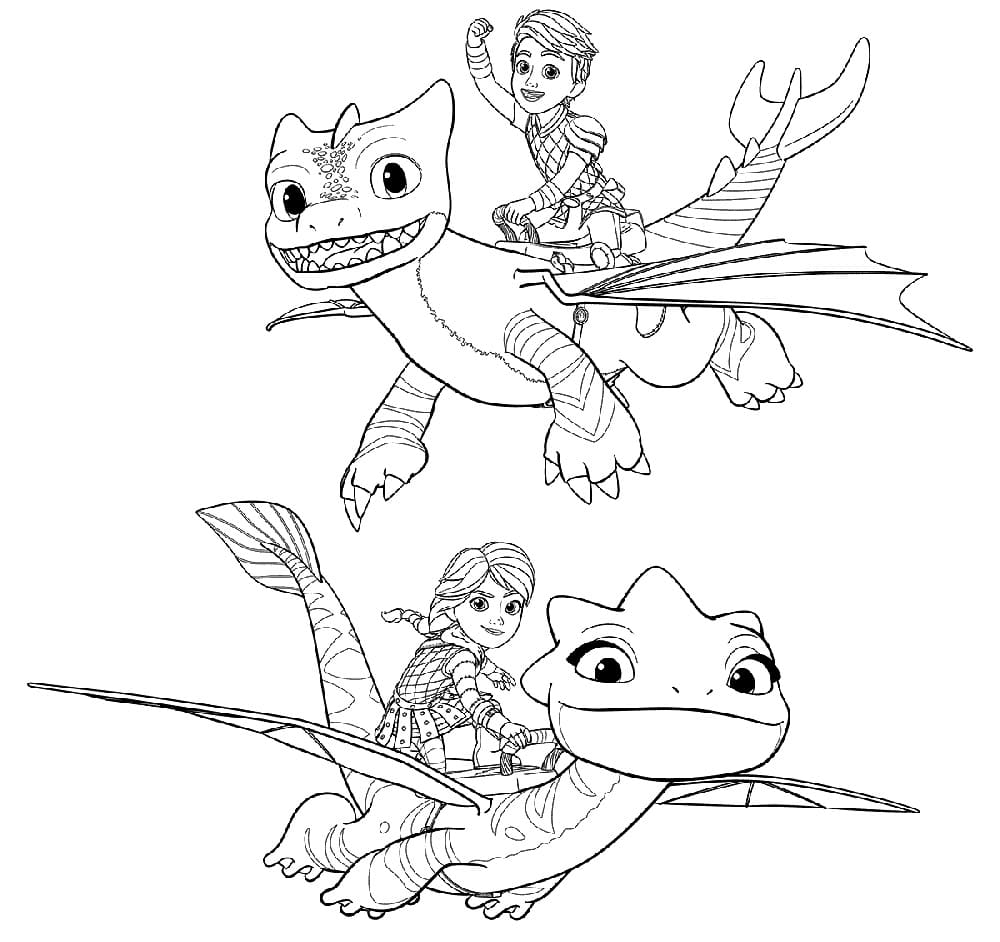Winger Dragons Rescue Riders Coloring Page Coloring Page Free Printable Coloring Pages For Kids