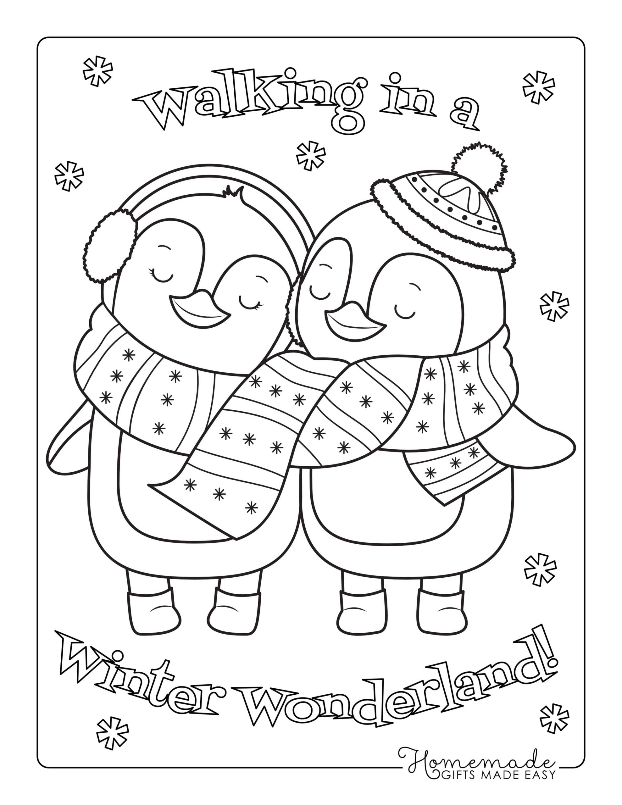 Winter Coloring Pages