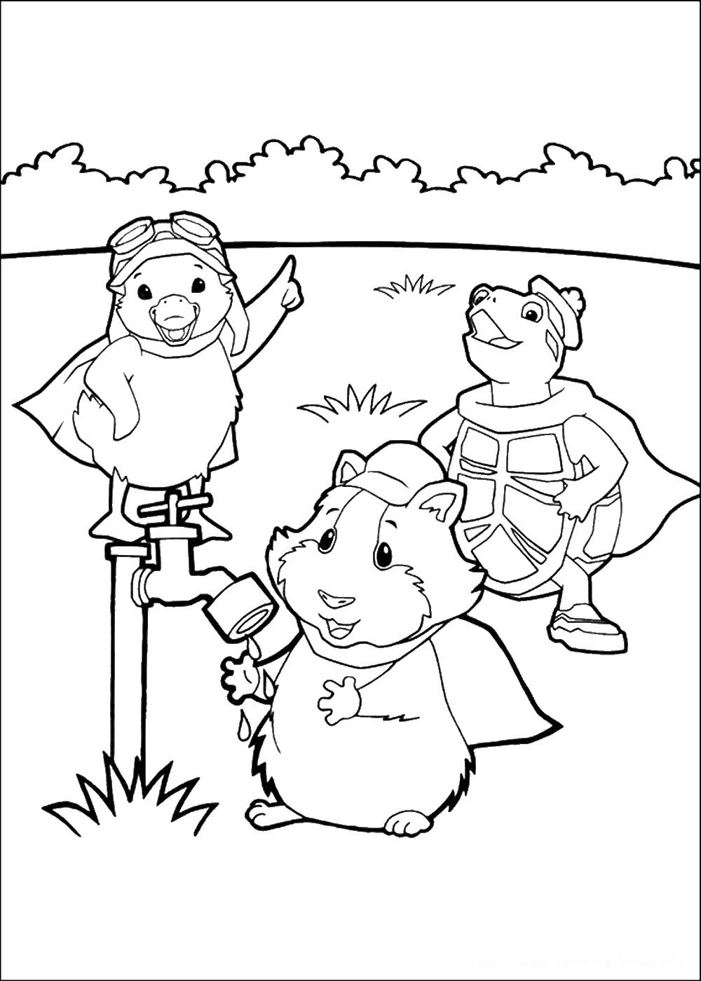 Wonder Pets Coloring Pages