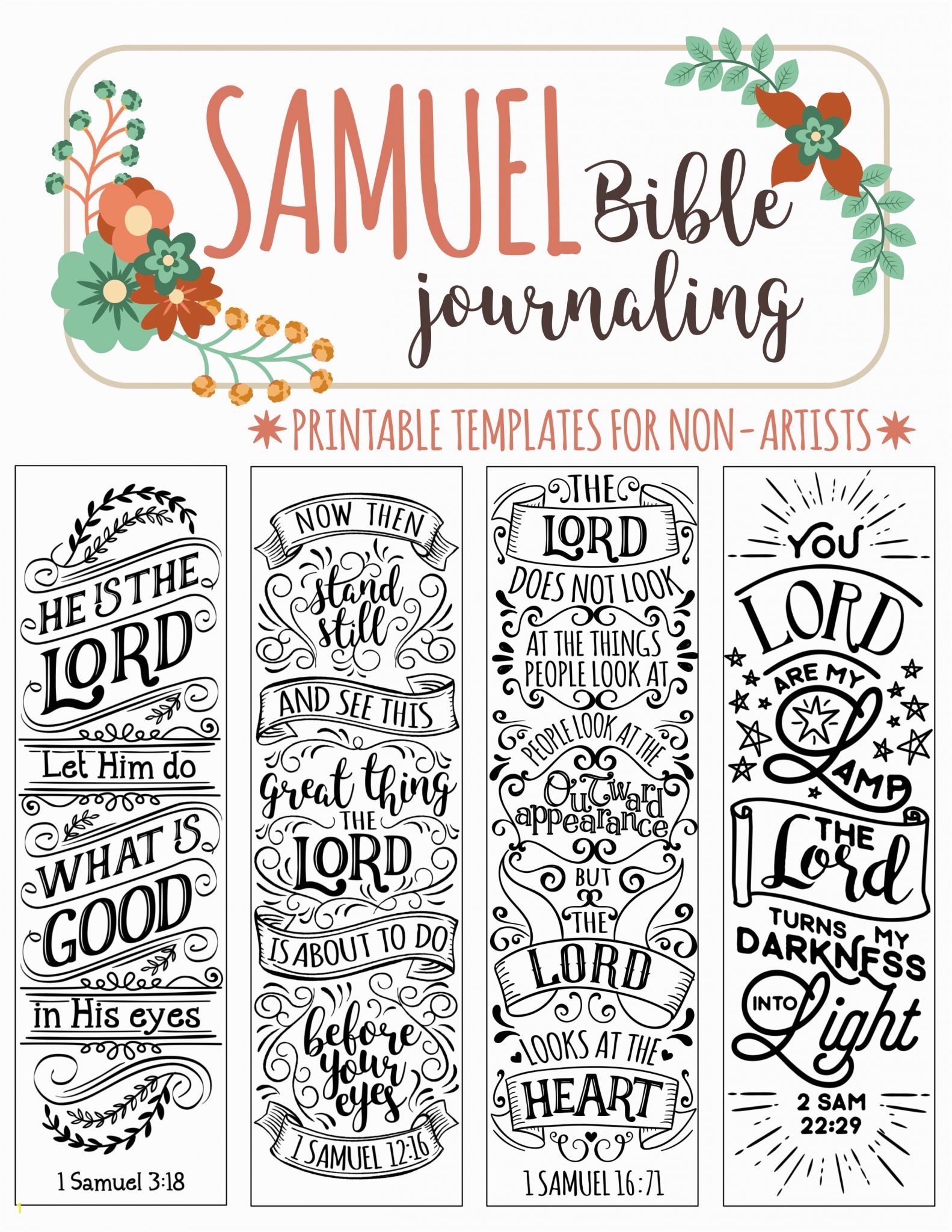 1 Samuel 16 7 Coloring Page Pin On Samuel Bible Journaling Divyajanan