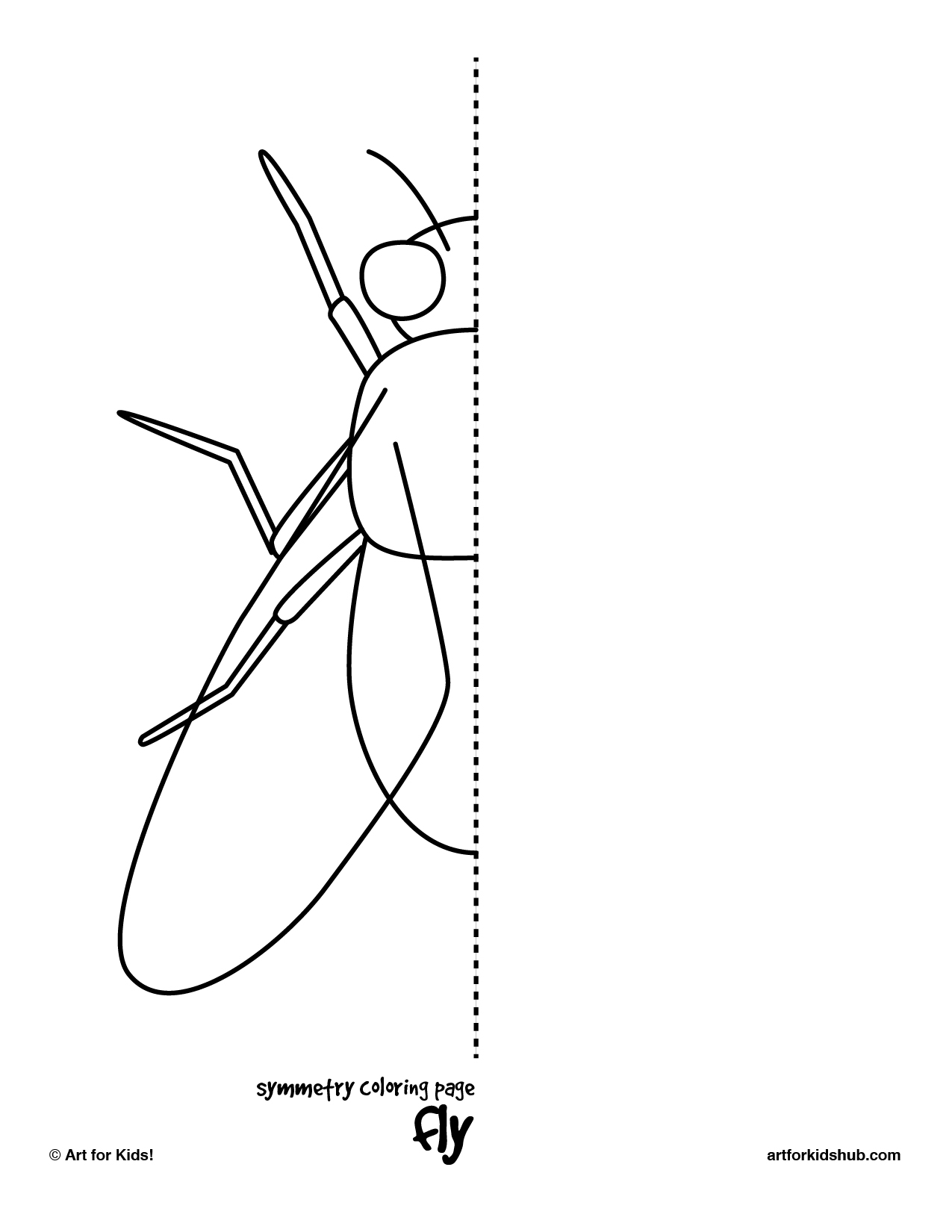 10 Free Coloring Pages Bug Symmetry Art For Kids Hub