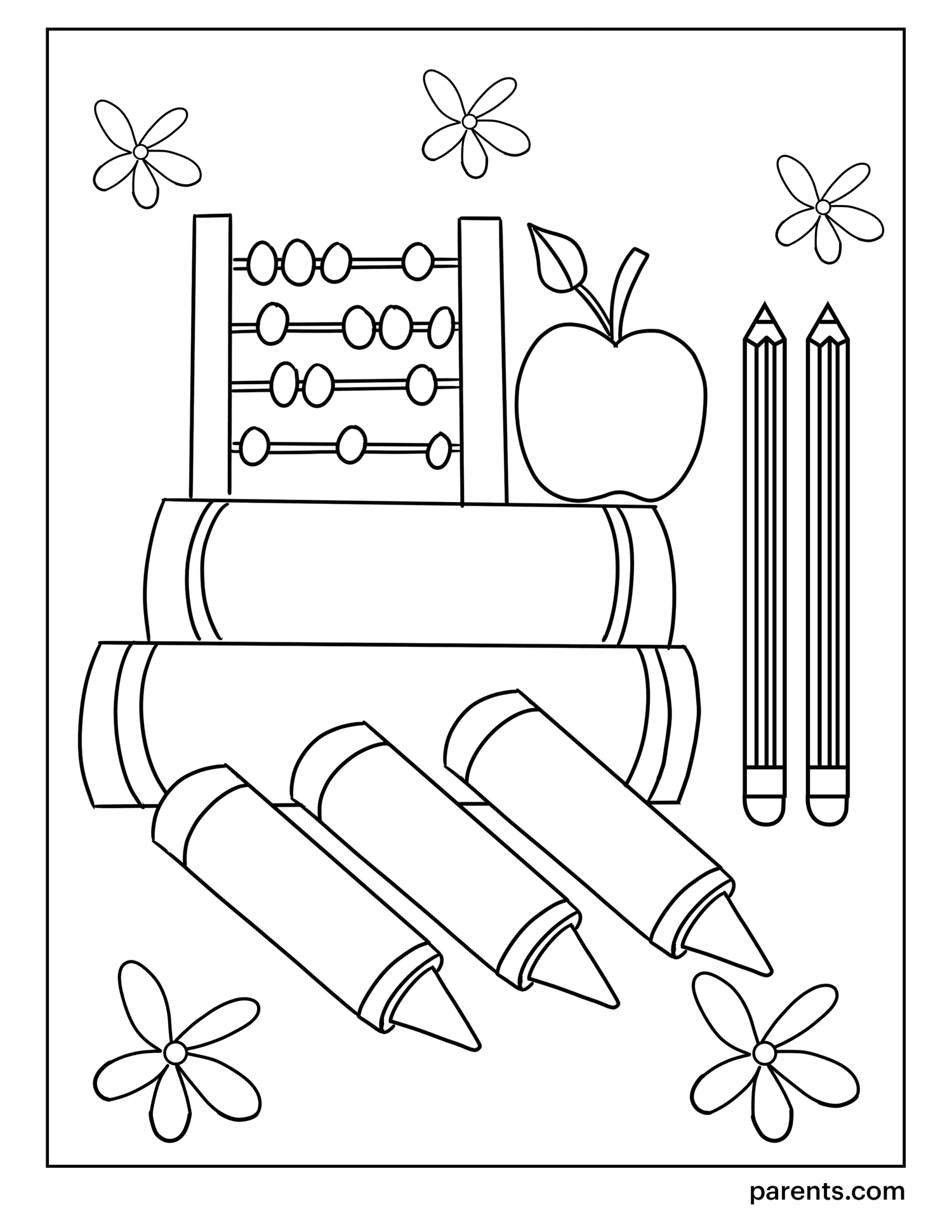 10 Printable Back To School Coloring Pages For Kids