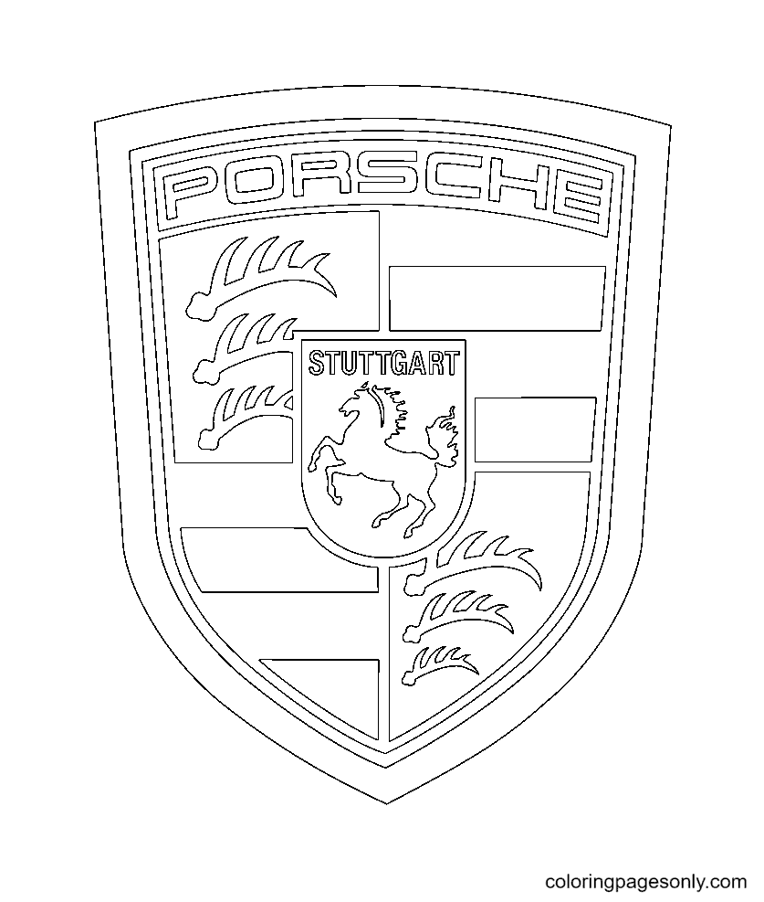 100 Car Logo Coloring Pages ColoringPagesOnly