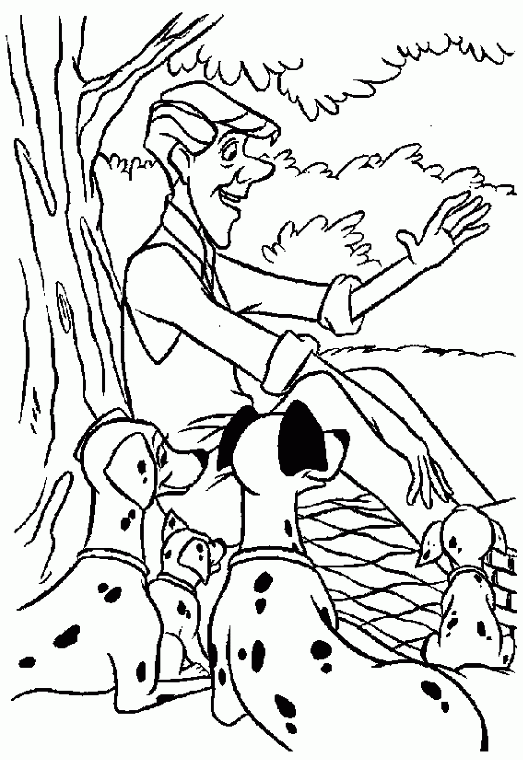 101 Dalmatians Coloring Page To Print 101 Dalmatians Coloring Pages For Kids