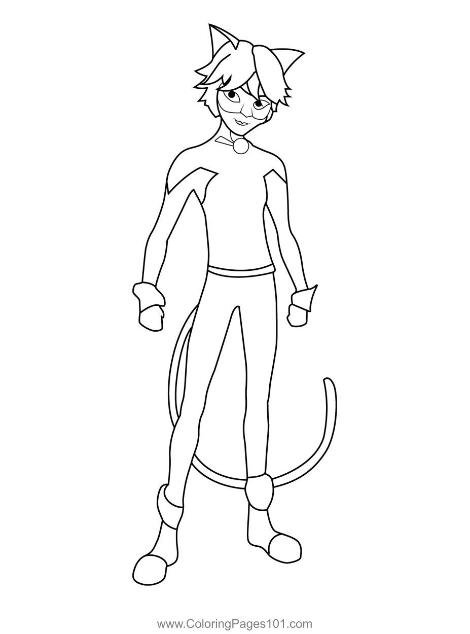 104 Coloring Pages Cat Noir Best Coloring Pages Printable