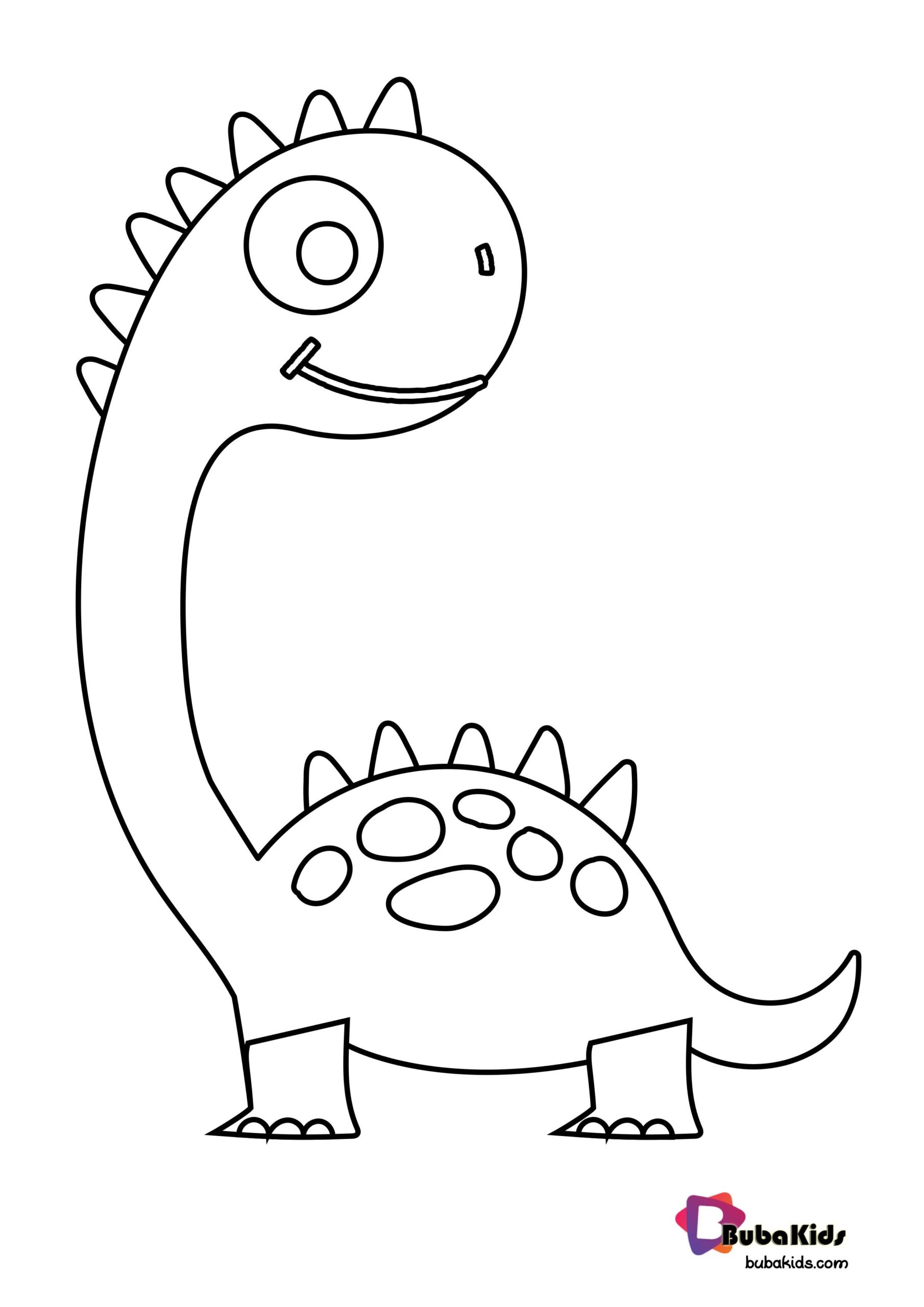 12 Cute Dinosaur Coloring Pages Information Coloringfile