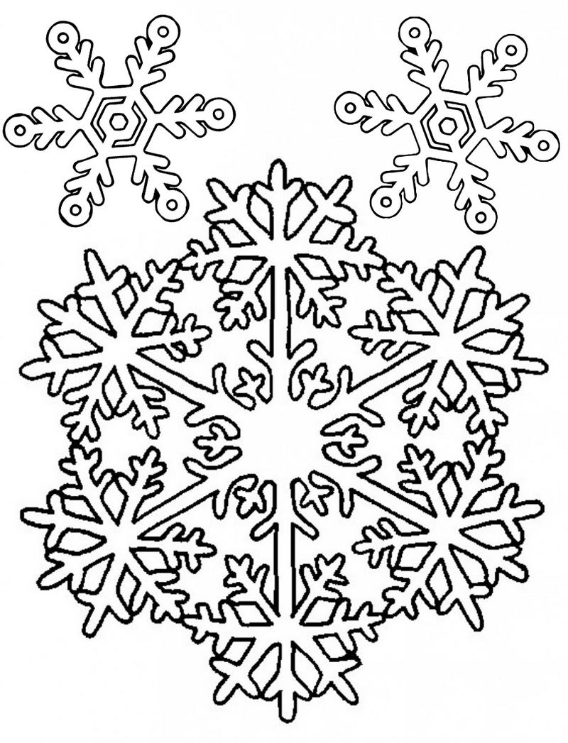 12 Fascinating Snowflakes Coloring Pages To Have Fun This Winter Coloring Pages
