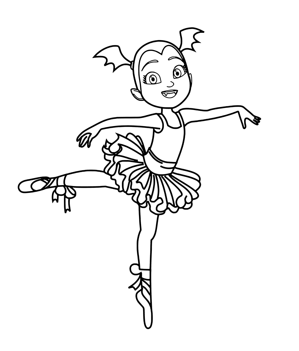 12 Free Printable Vampirina Coloring Pages Images