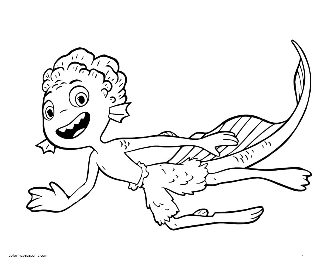 121 Luca Coloring Pages ColoringPagesOnly