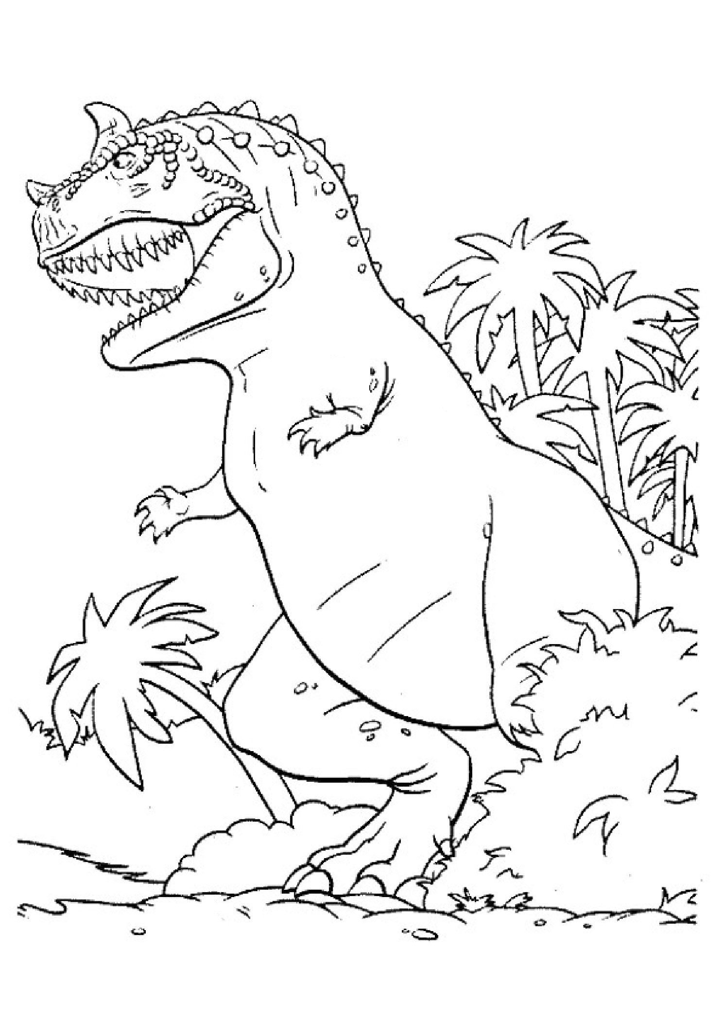 13 Free Printable Carnotaurus Coloring Page CoreyEmtinan