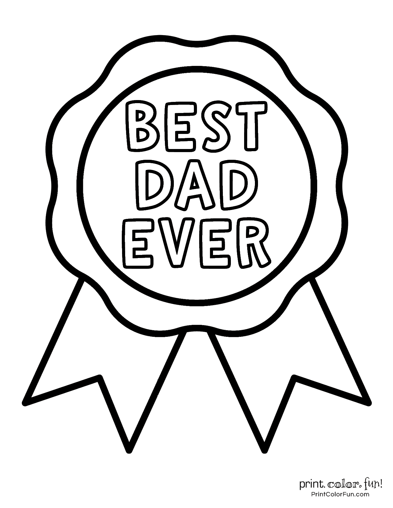 16 Free Printable Father S Day Coloring Pages Print Color Fun