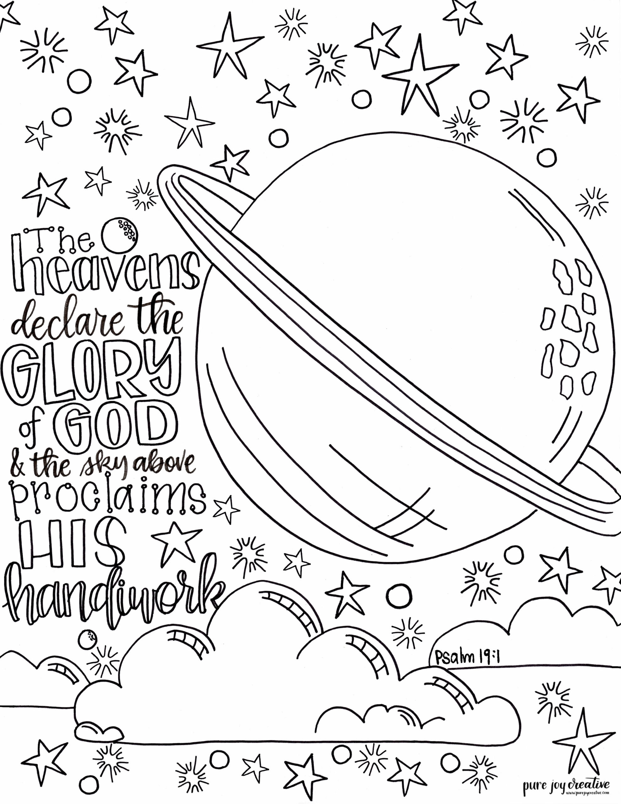 19 Coloring Pages