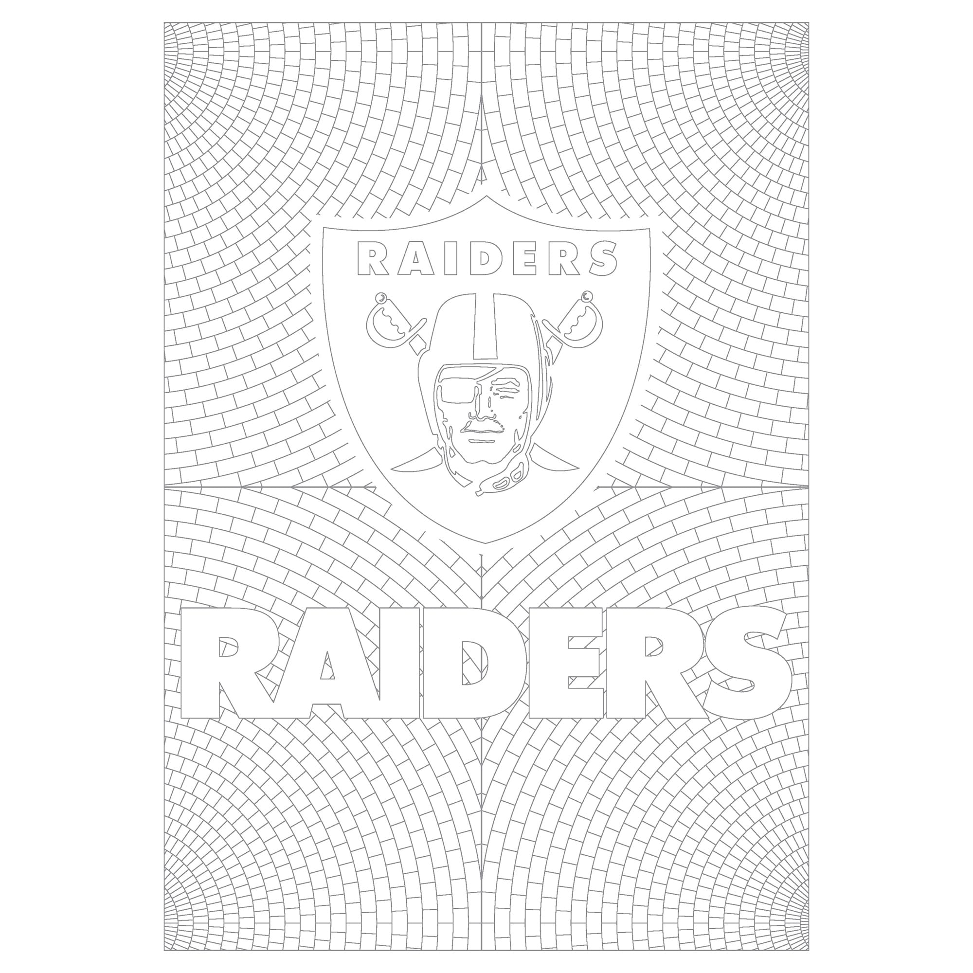 Printables Coloring Pages Oakland Raiders