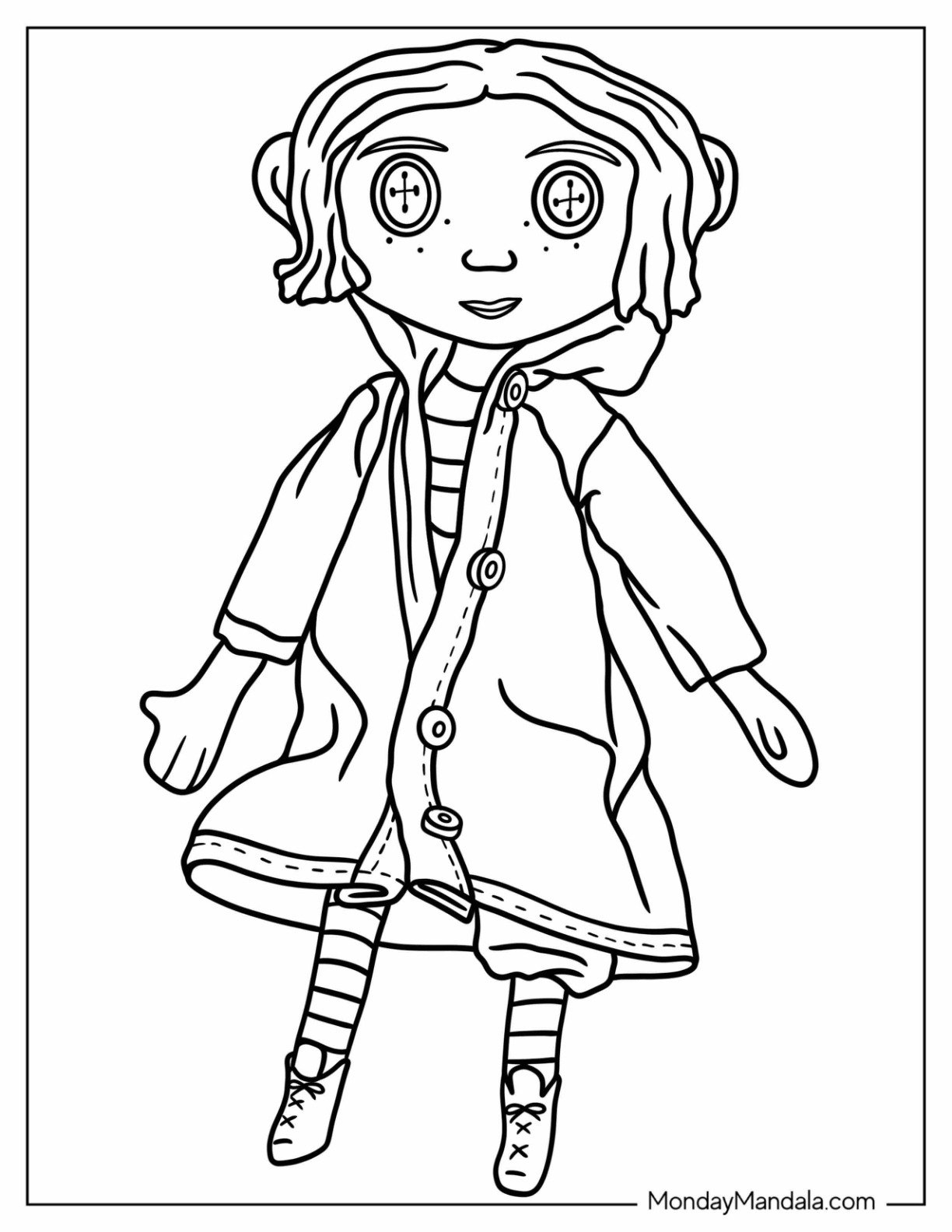 Coraline Coloring Pages