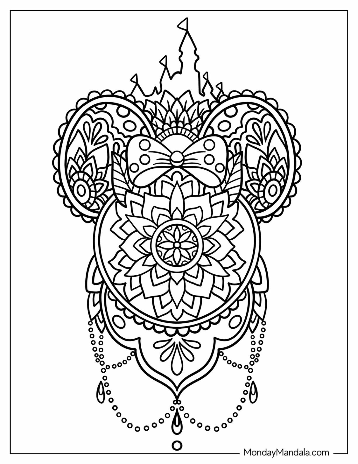 20 Disney Coloring Pages For Adults Free PDF Printables