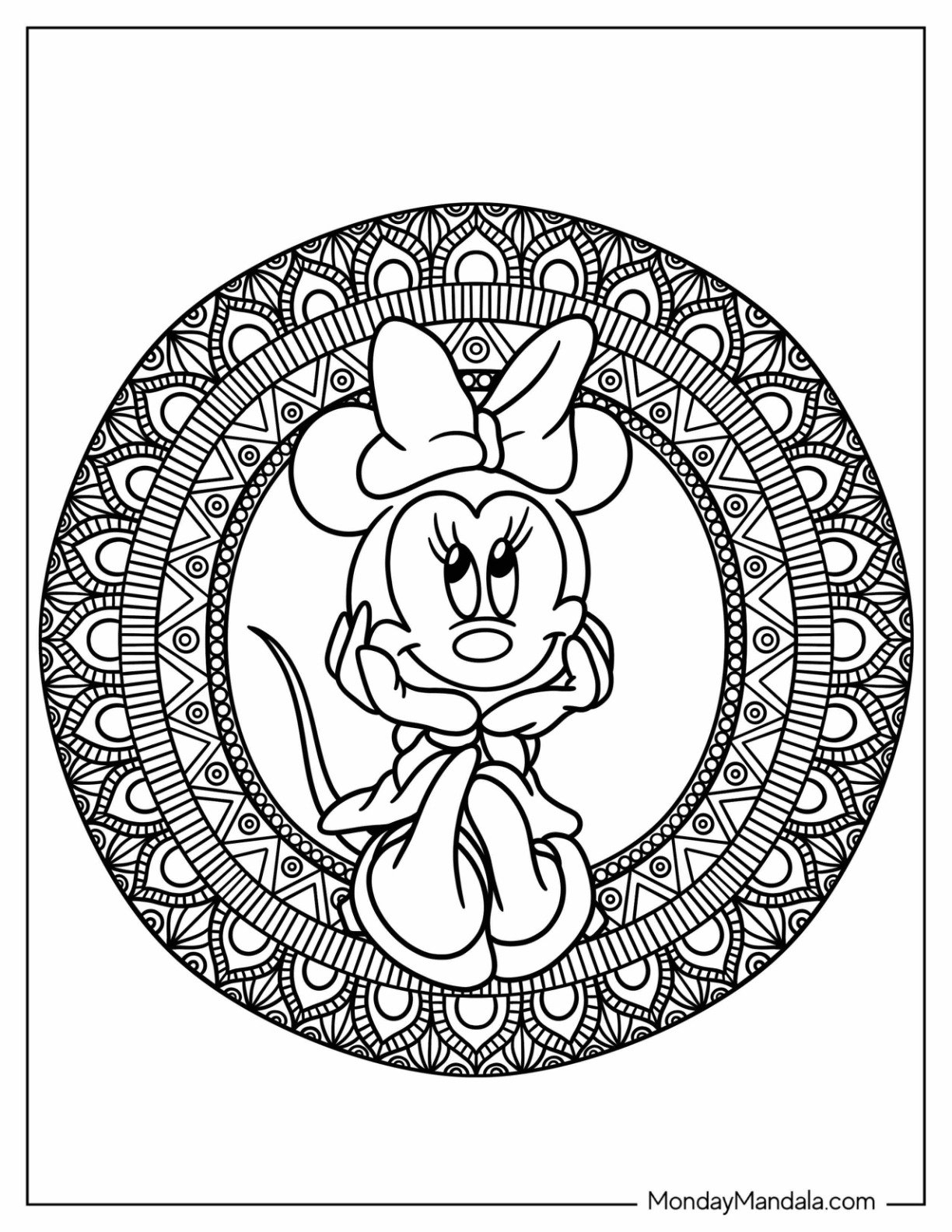 20 Disney Coloring Pages For Adults Free PDF Printables