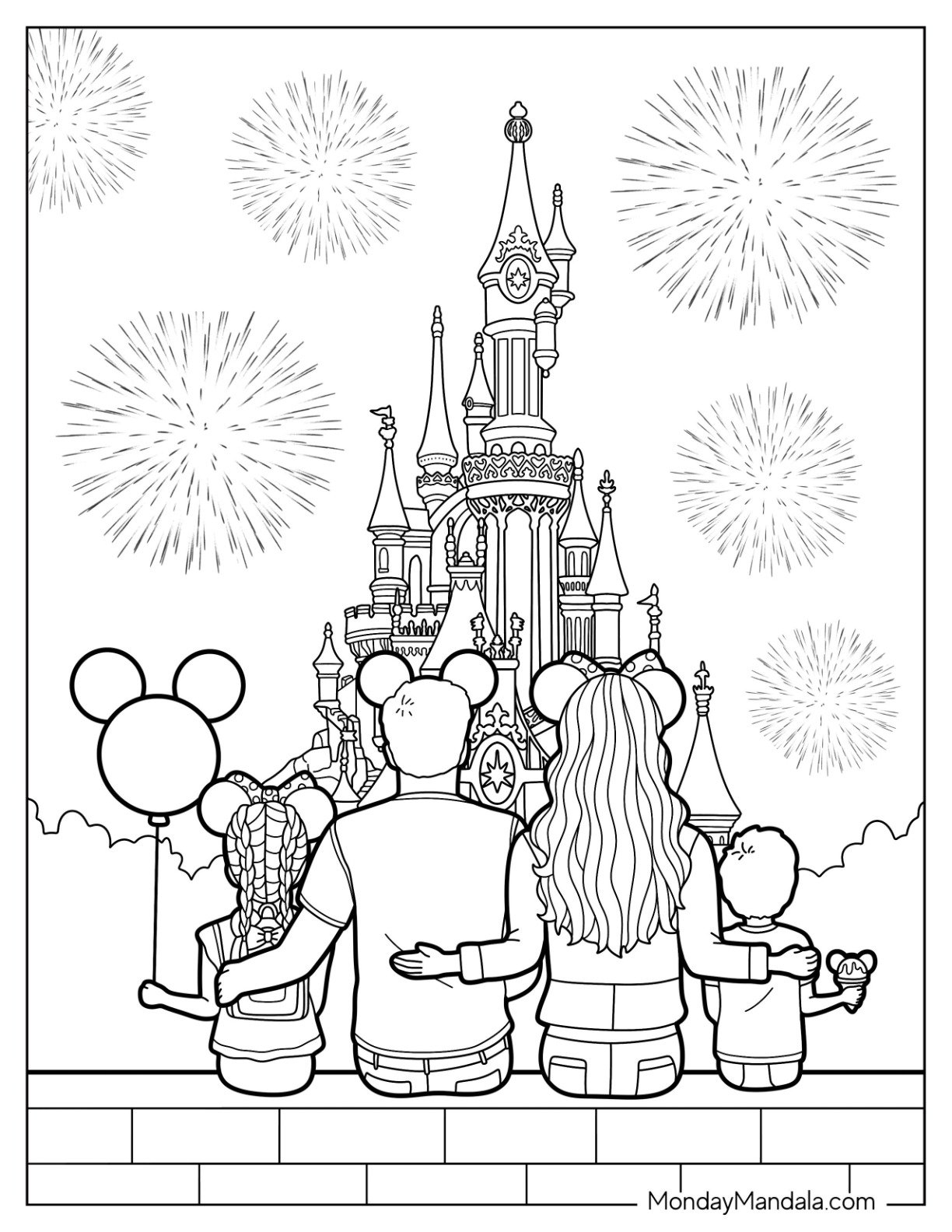 20 Disneyland Coloring Pages Free PDF Printables