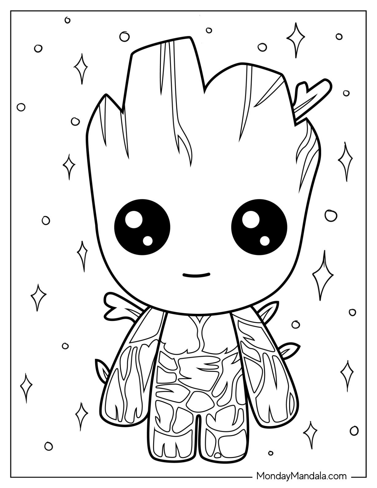 20 Groot Coloring Pages Free PDF Printables