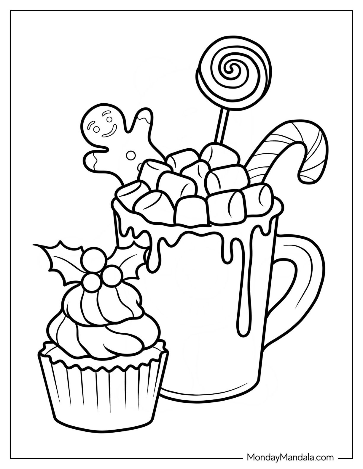 20 Hot Chocolate Coloring Pages Free Pdf Printables Artofit