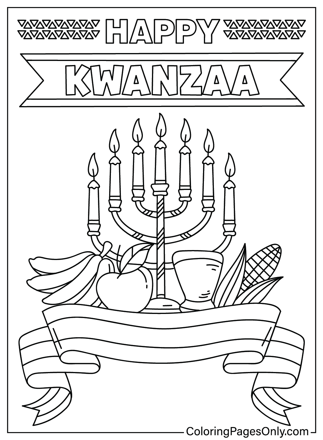 20 Kwanzaa Coloring Pages ColoringPagesOnly