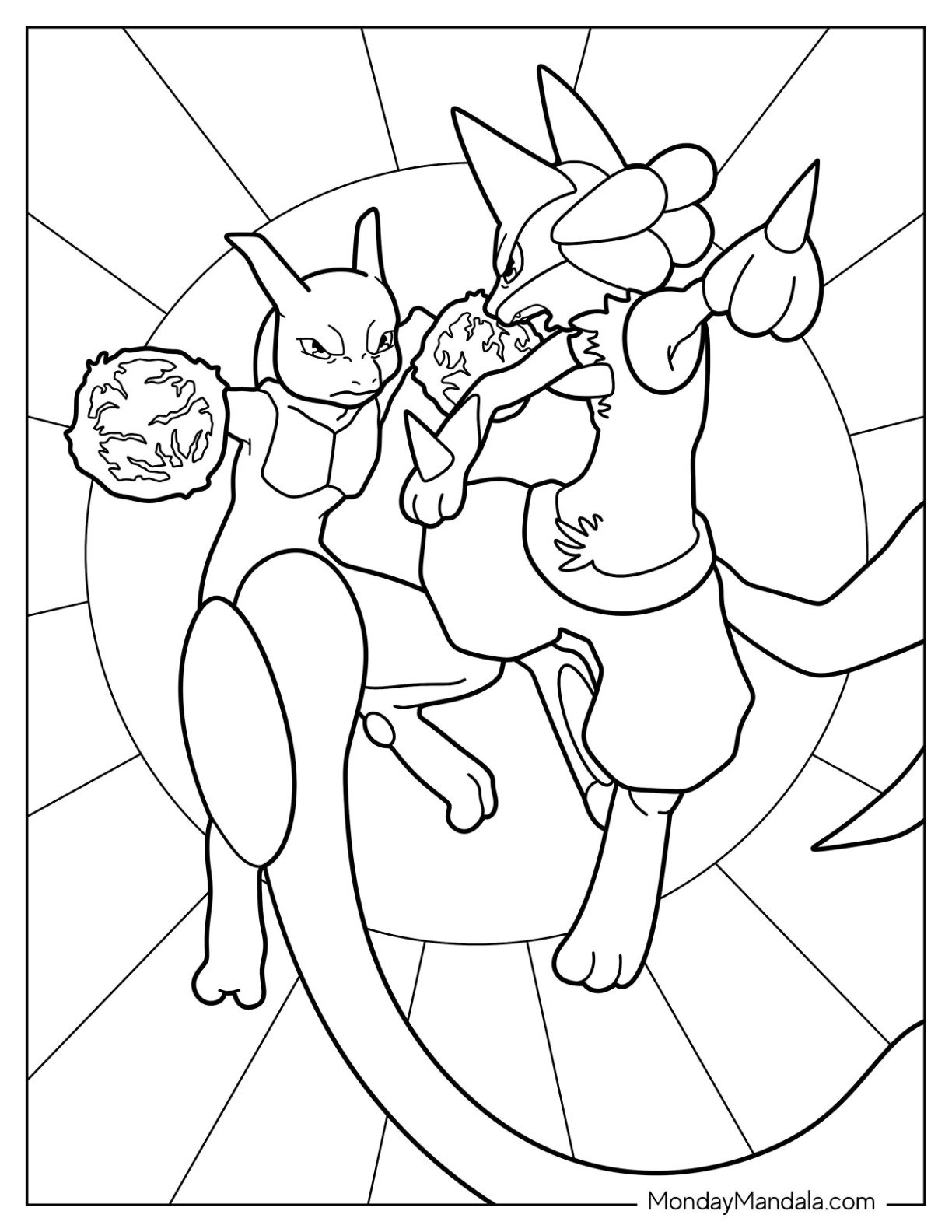 20 Mewtwo Coloring Pages Free PDF Printables