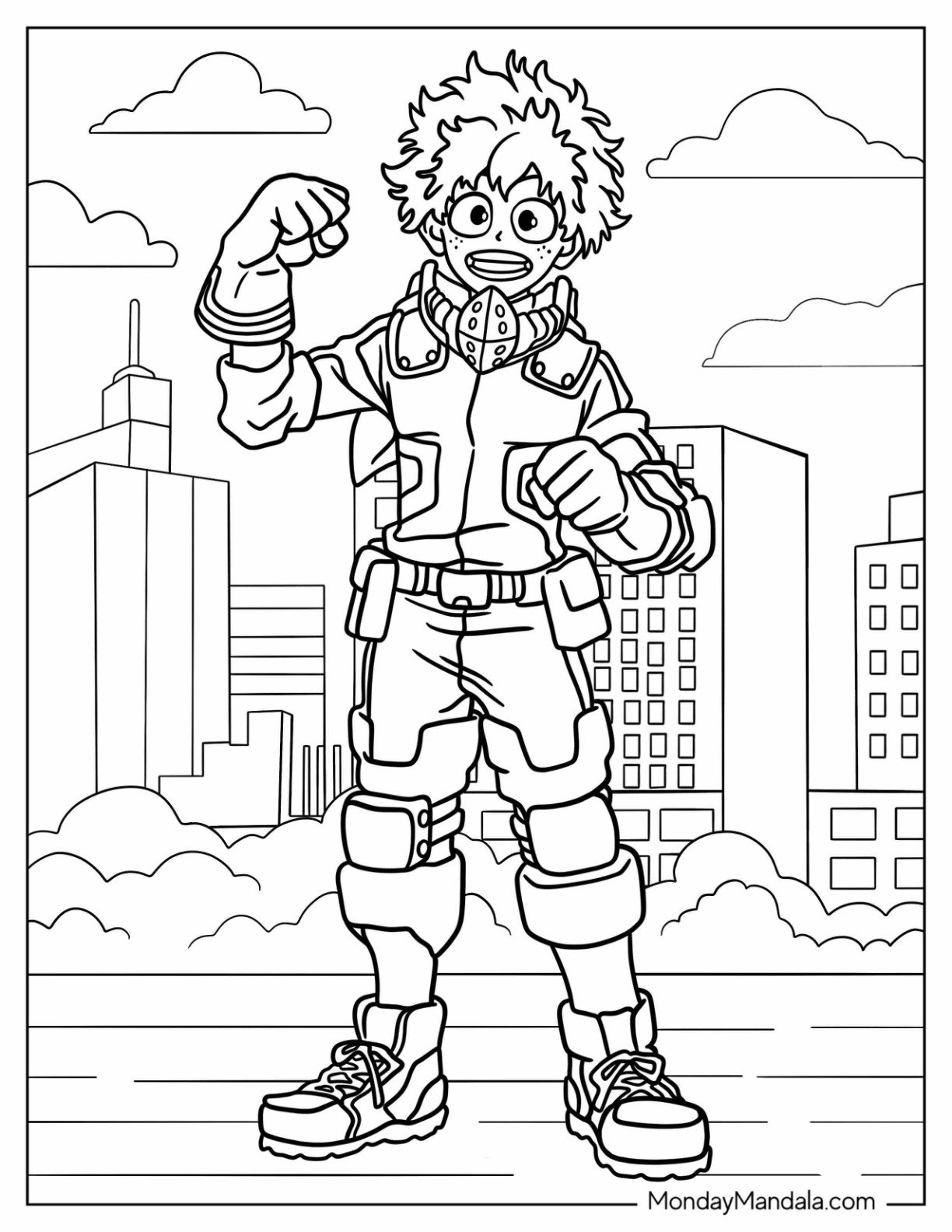 20 My Hero Academia Coloring Pages Free PDF Printables