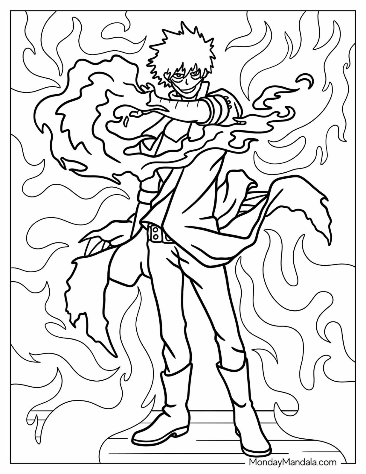 20 My Hero Academia Coloring Pages Free PDF Printables