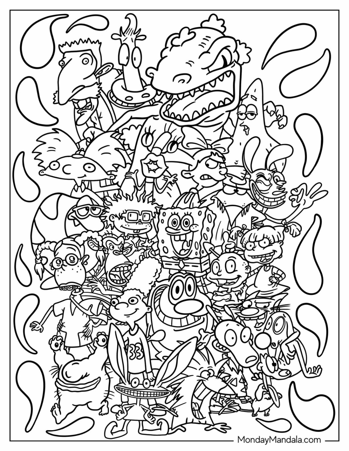 Nickelodeon Coloring Pages
