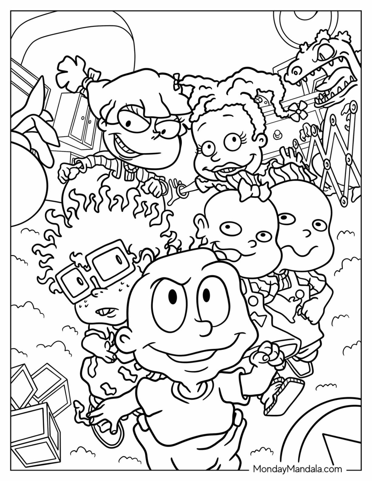 20 Nickelodeon Coloring Pages Free PDF Printables
