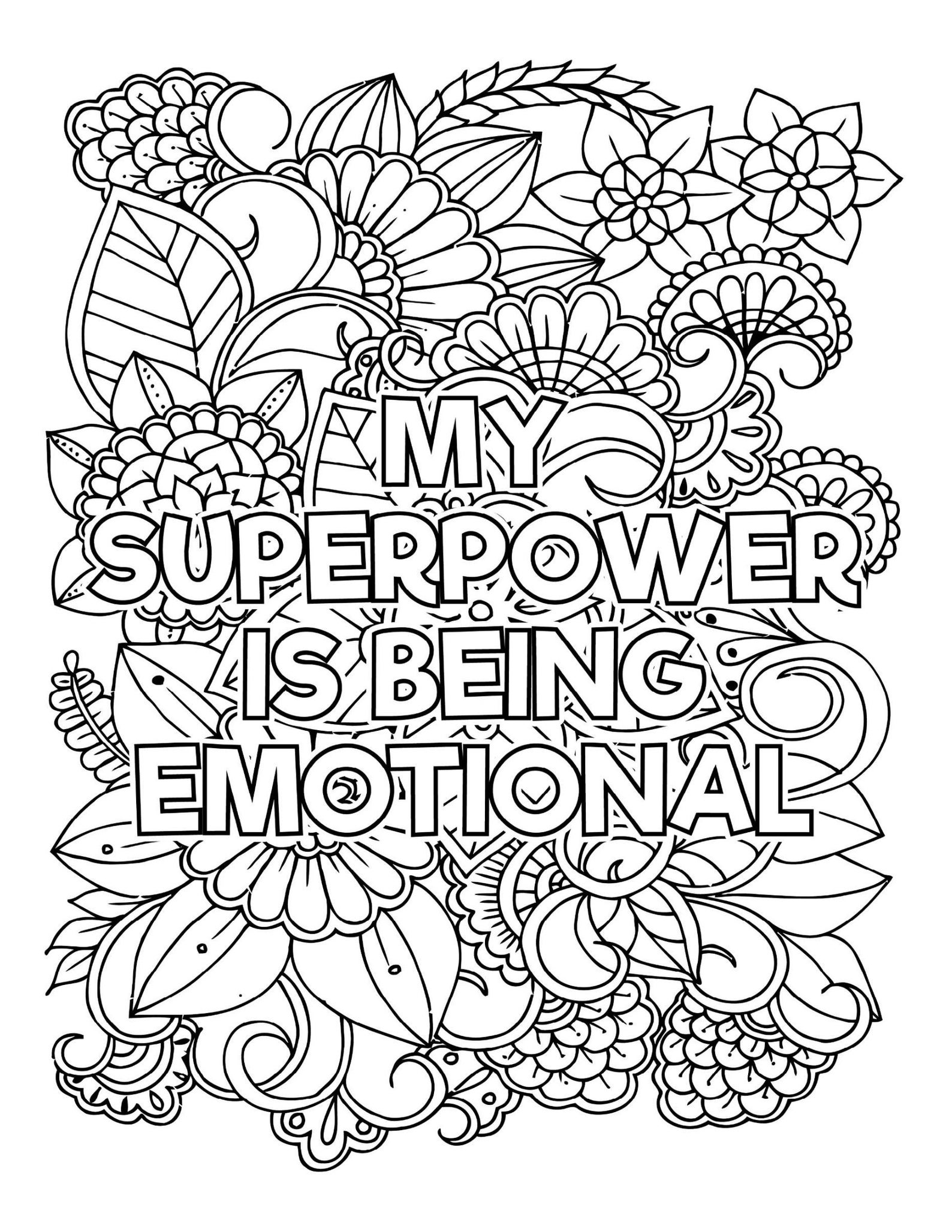 20 Printable Healing Recovery Coloring Pages Motivational Healing Quotes Adult Kid