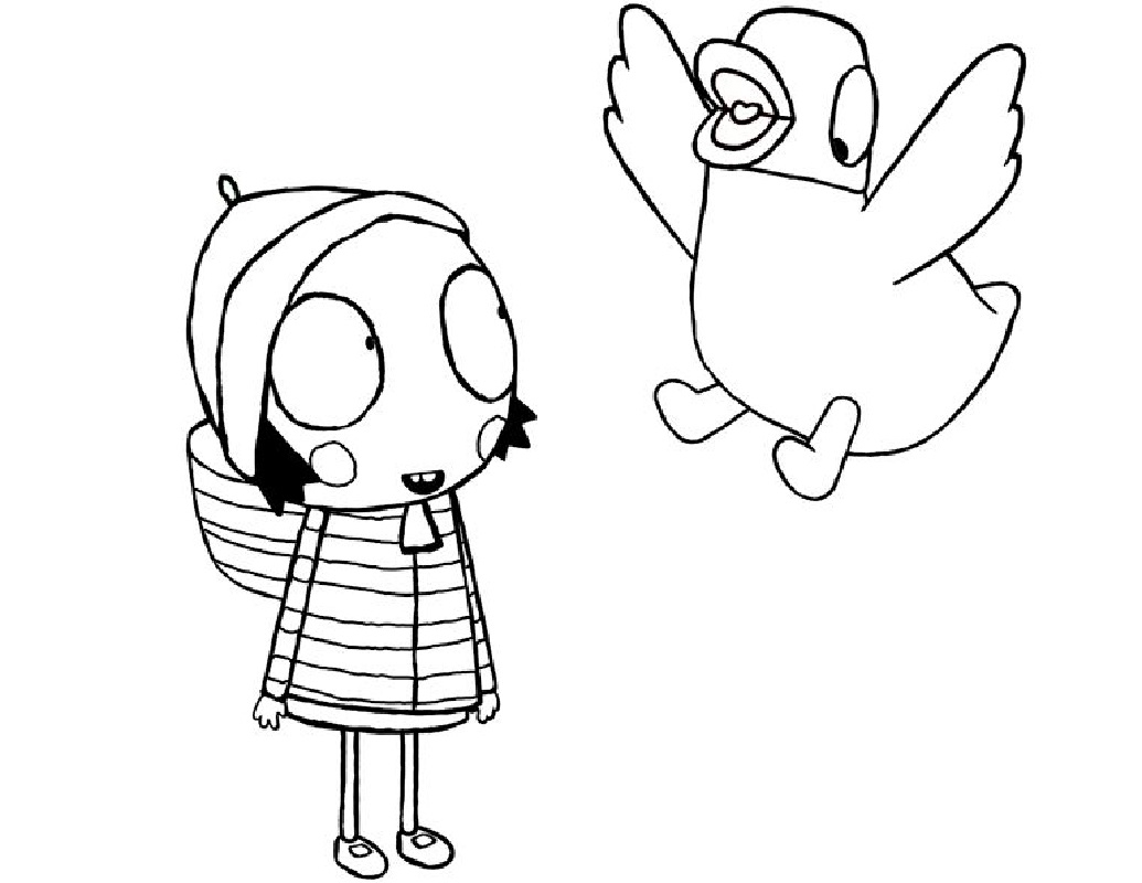 20 Sarah And Duck Coloring Pages Printable Coloring Pages