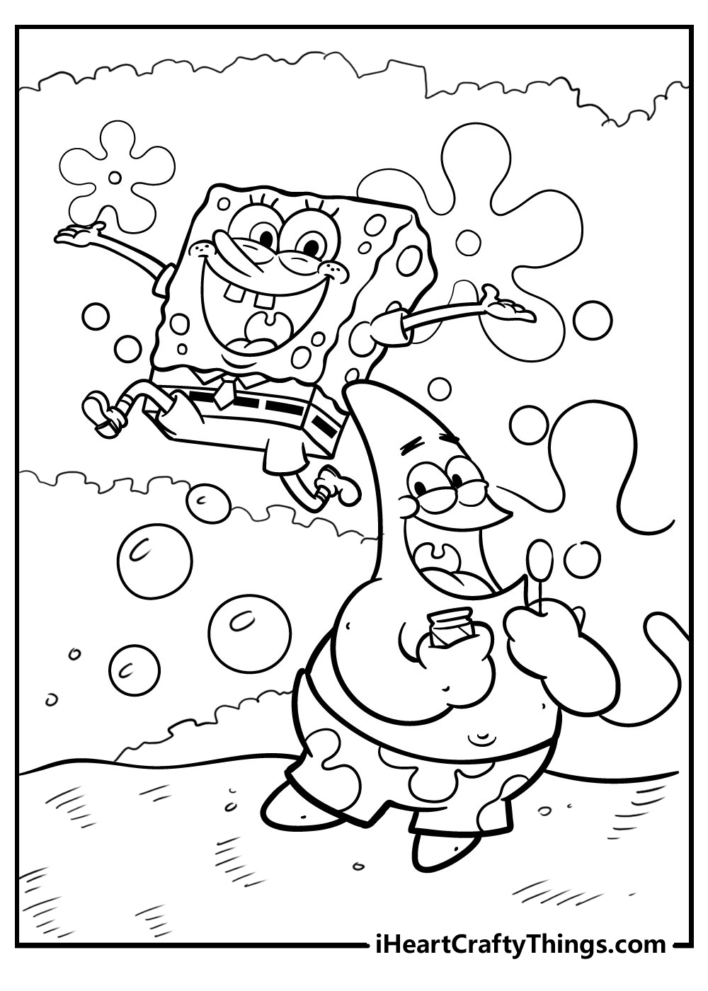 Coloring Page Spongebob Printable