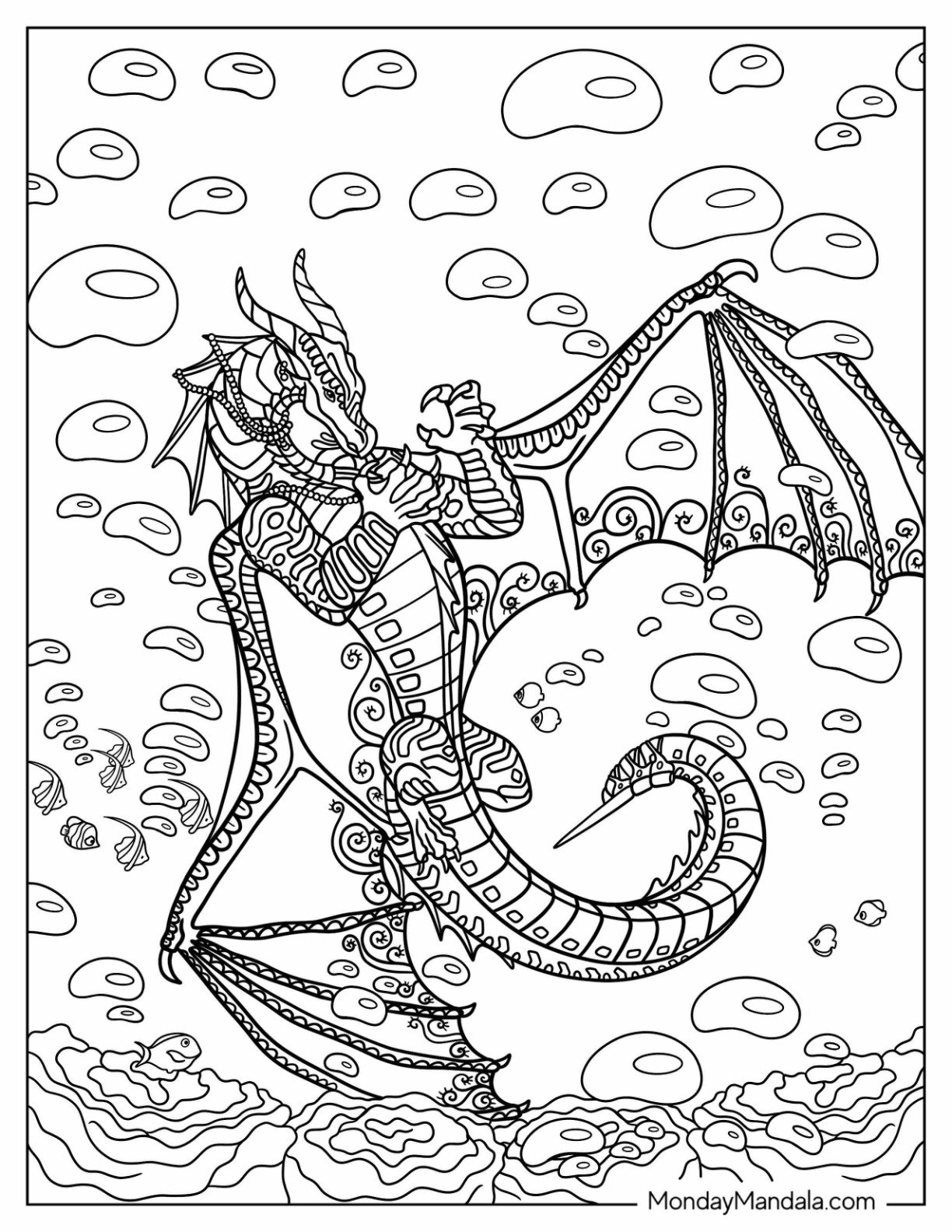 20 Wings Of Fire Coloring Pages Free PDF Printables