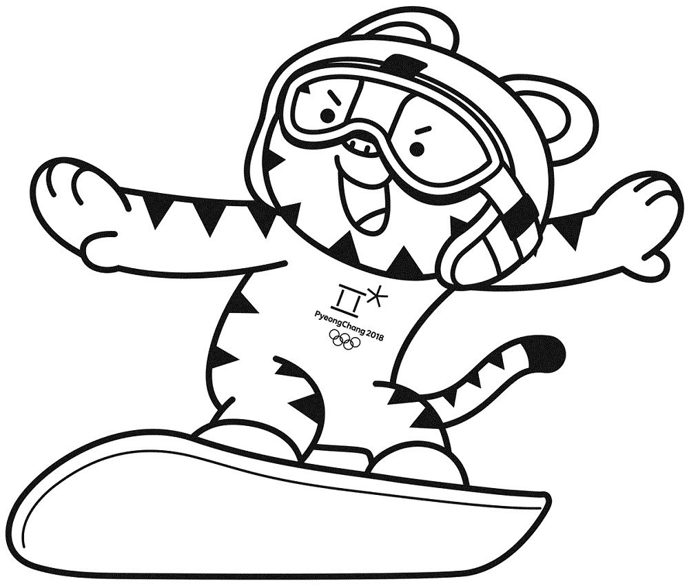 Winter Olympic Coloring Pages
