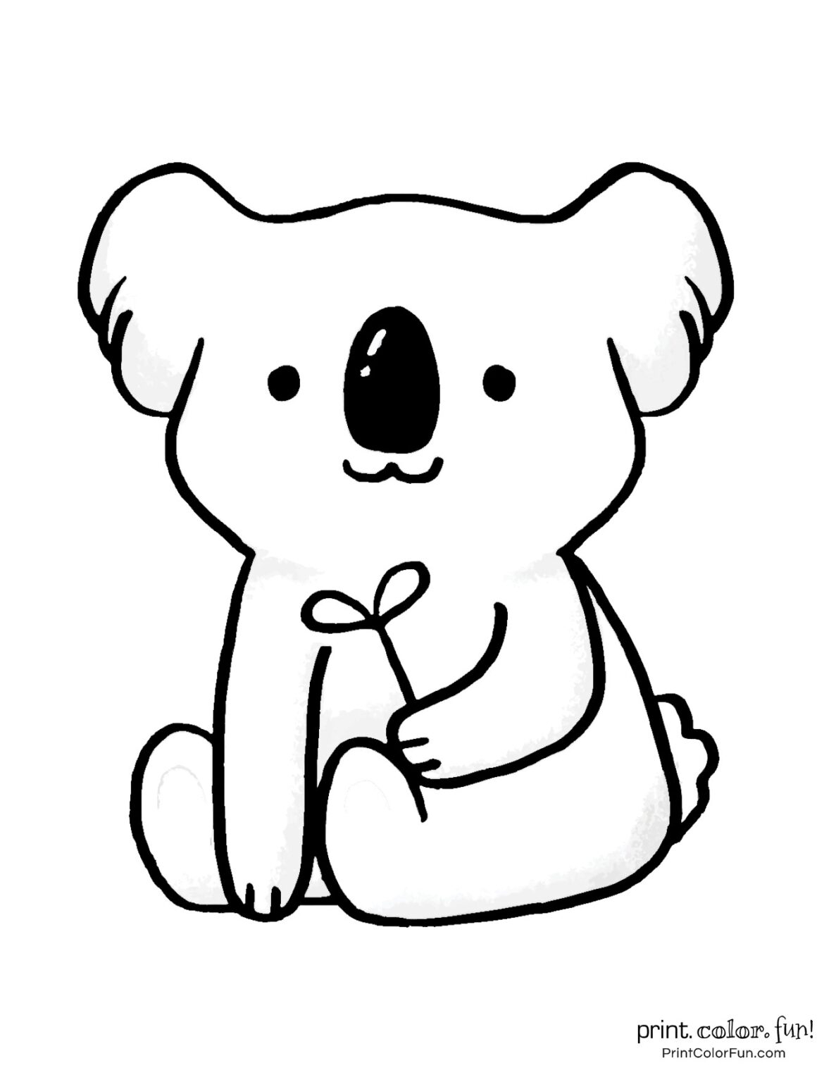 21 Free Cute Koala Coloring Pages Clipart Printables At PrintColorFun