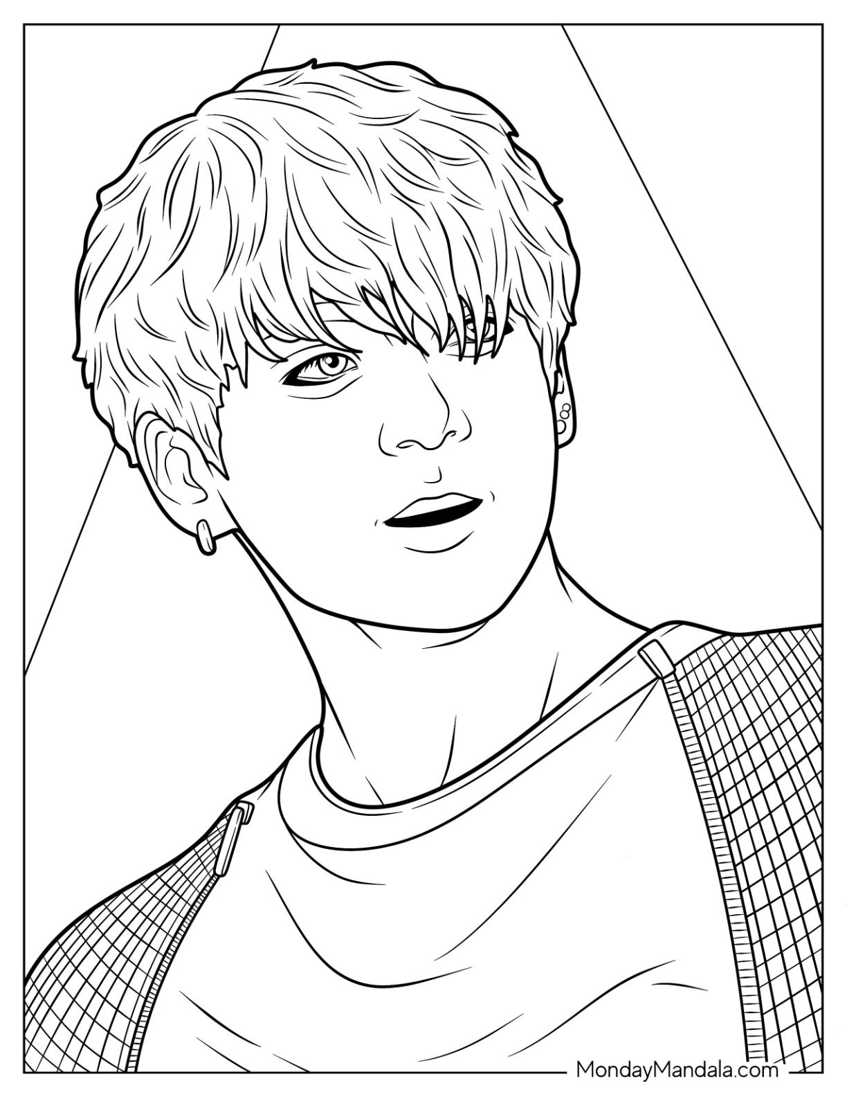 22 BTS Coloring Pages Free PDF Printables