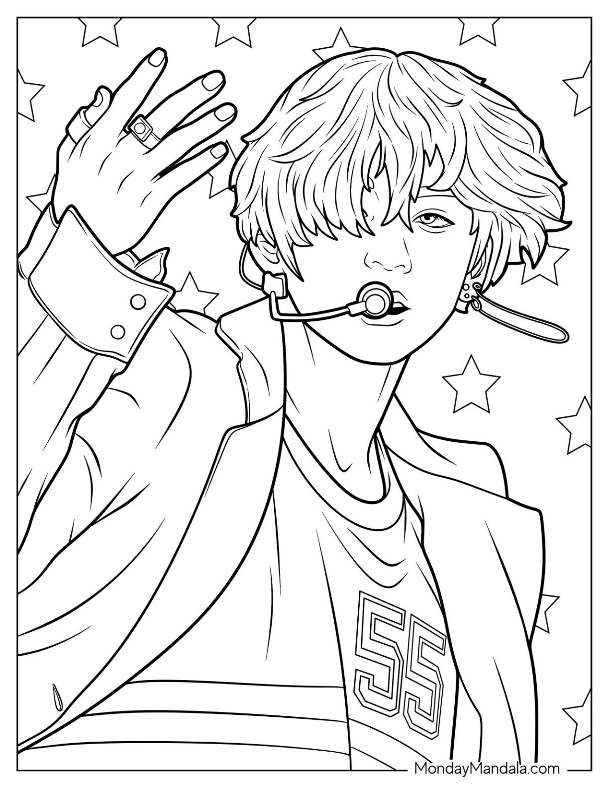 Bts Coloring Pages