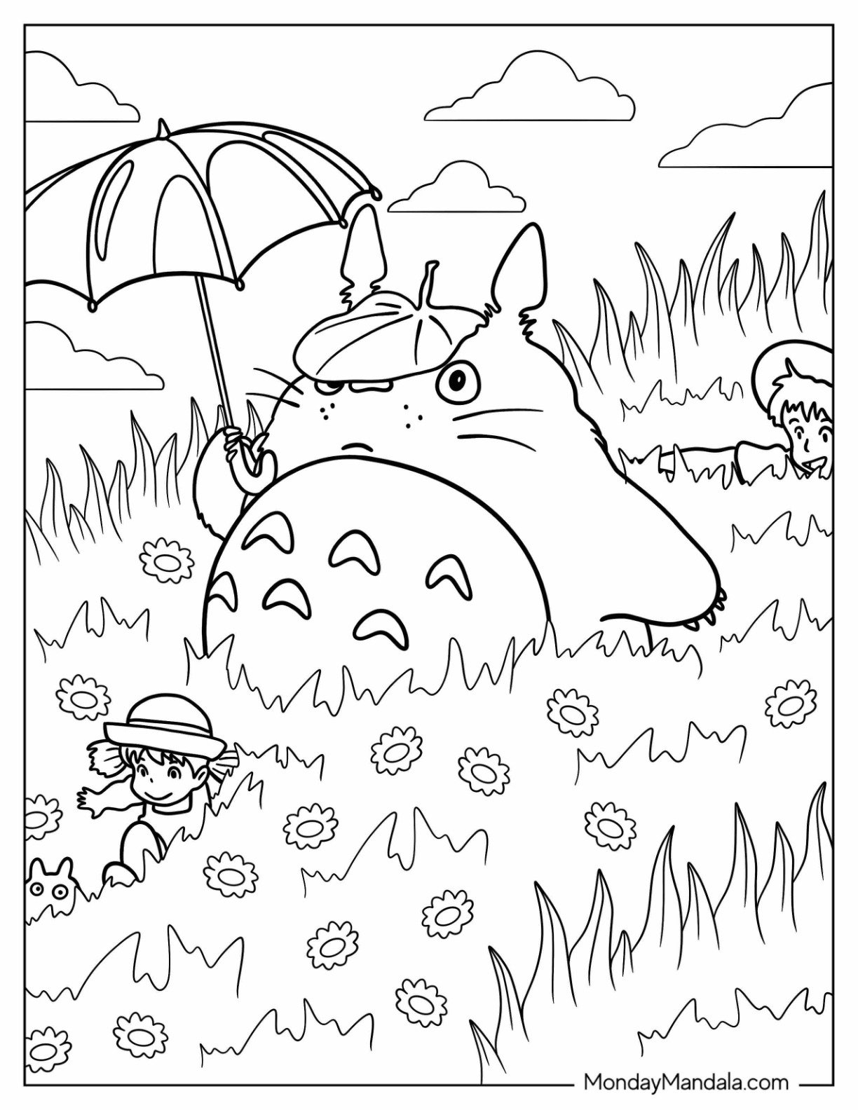 22 Studio Ghibli Coloring Pages Free PDF Printables