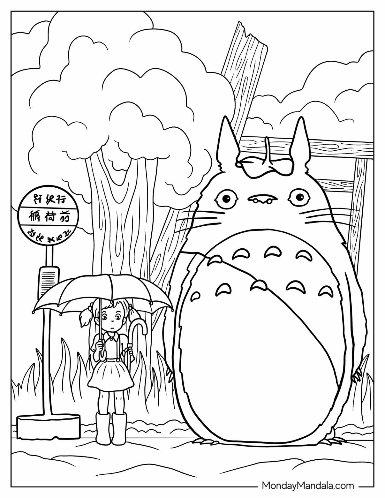 22 Studio Ghibli Coloring Pages Free PDF Printables