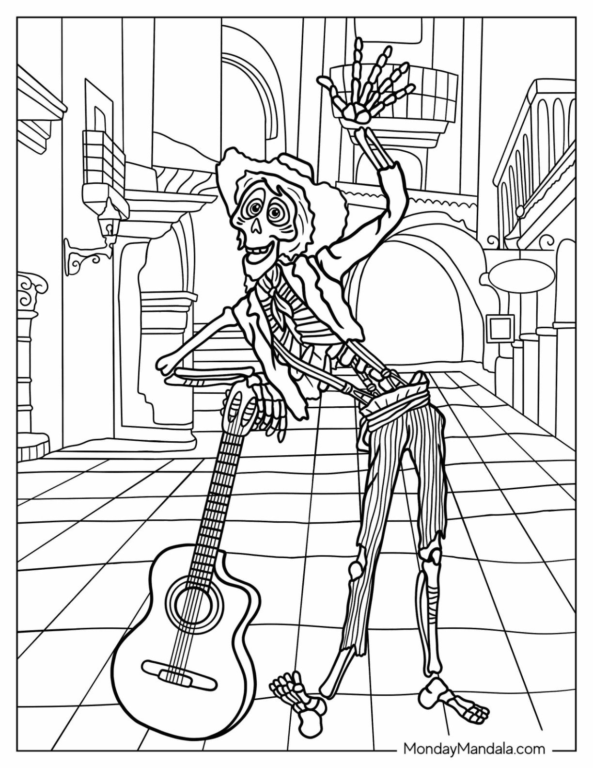 Coco Movie Coloring Pages