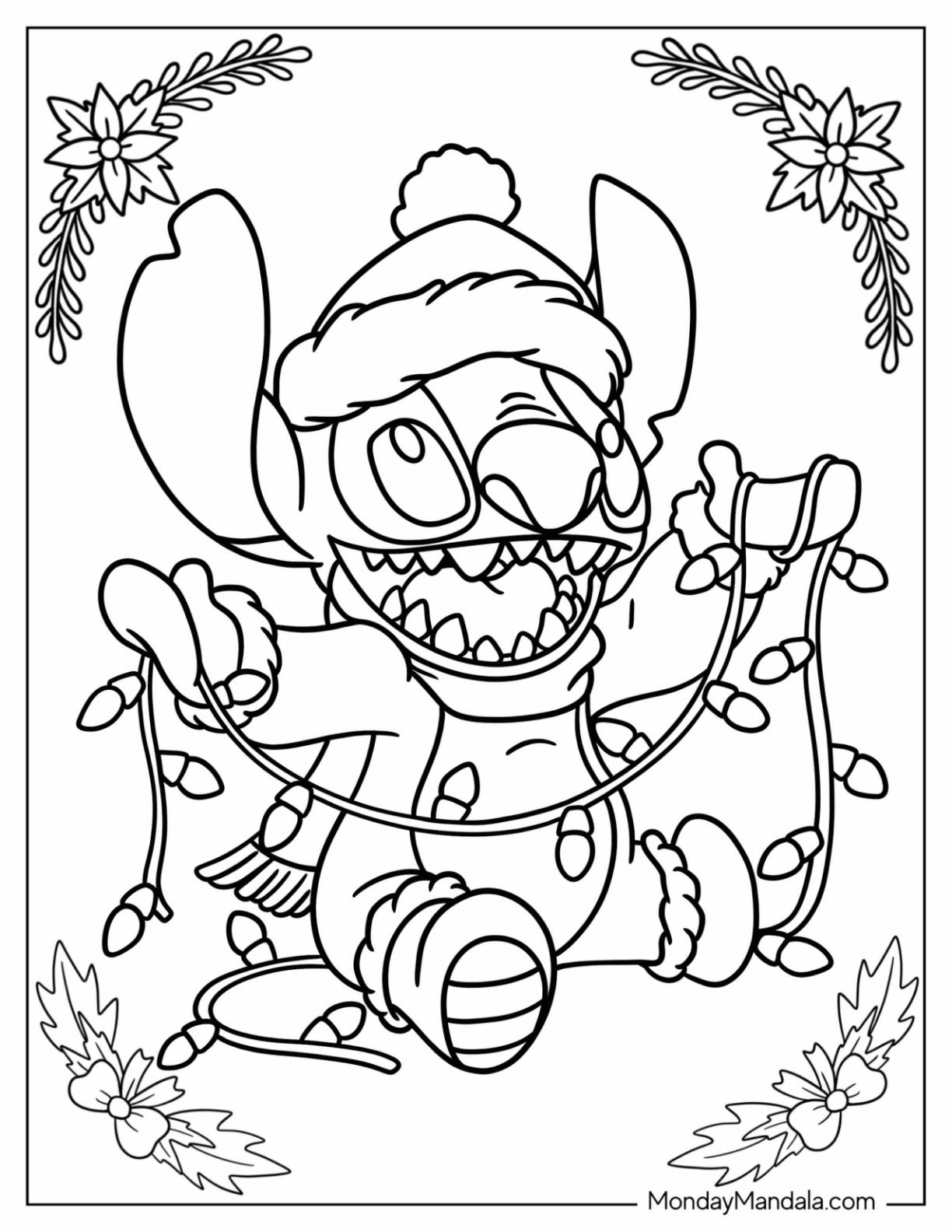 24 Disney Christmas Coloring Pages Free Pdf Printables Artofit