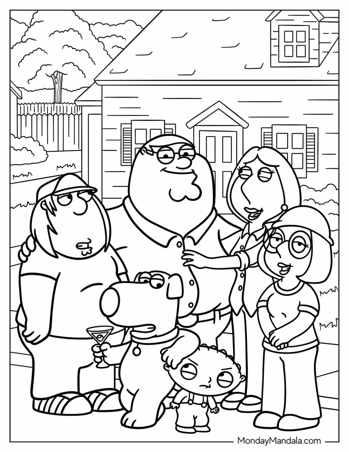Family Guy Coloring Pages
